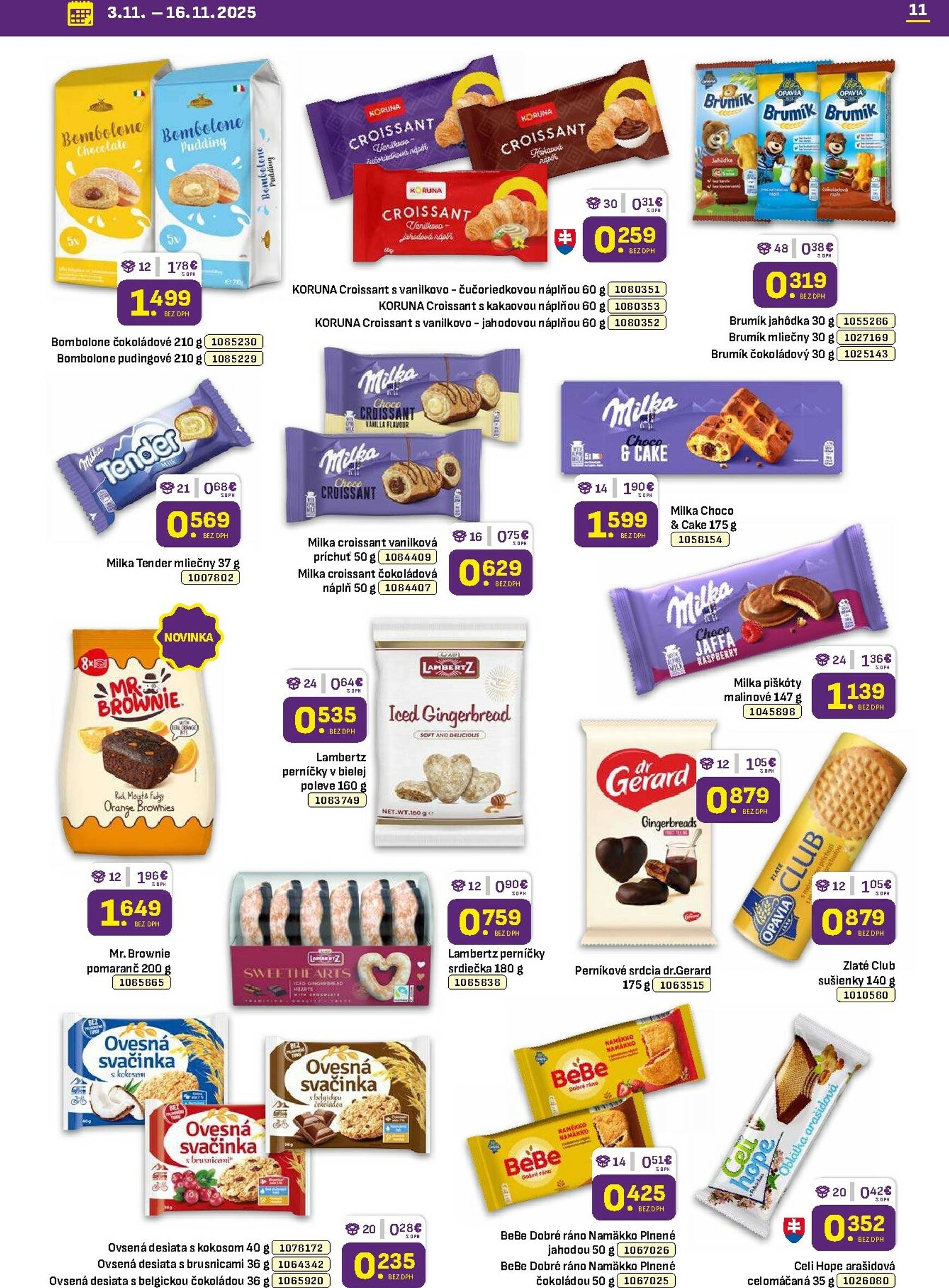 Page 11 of Aktuálny libex leták platný od pondelka 03.11 do 16.11