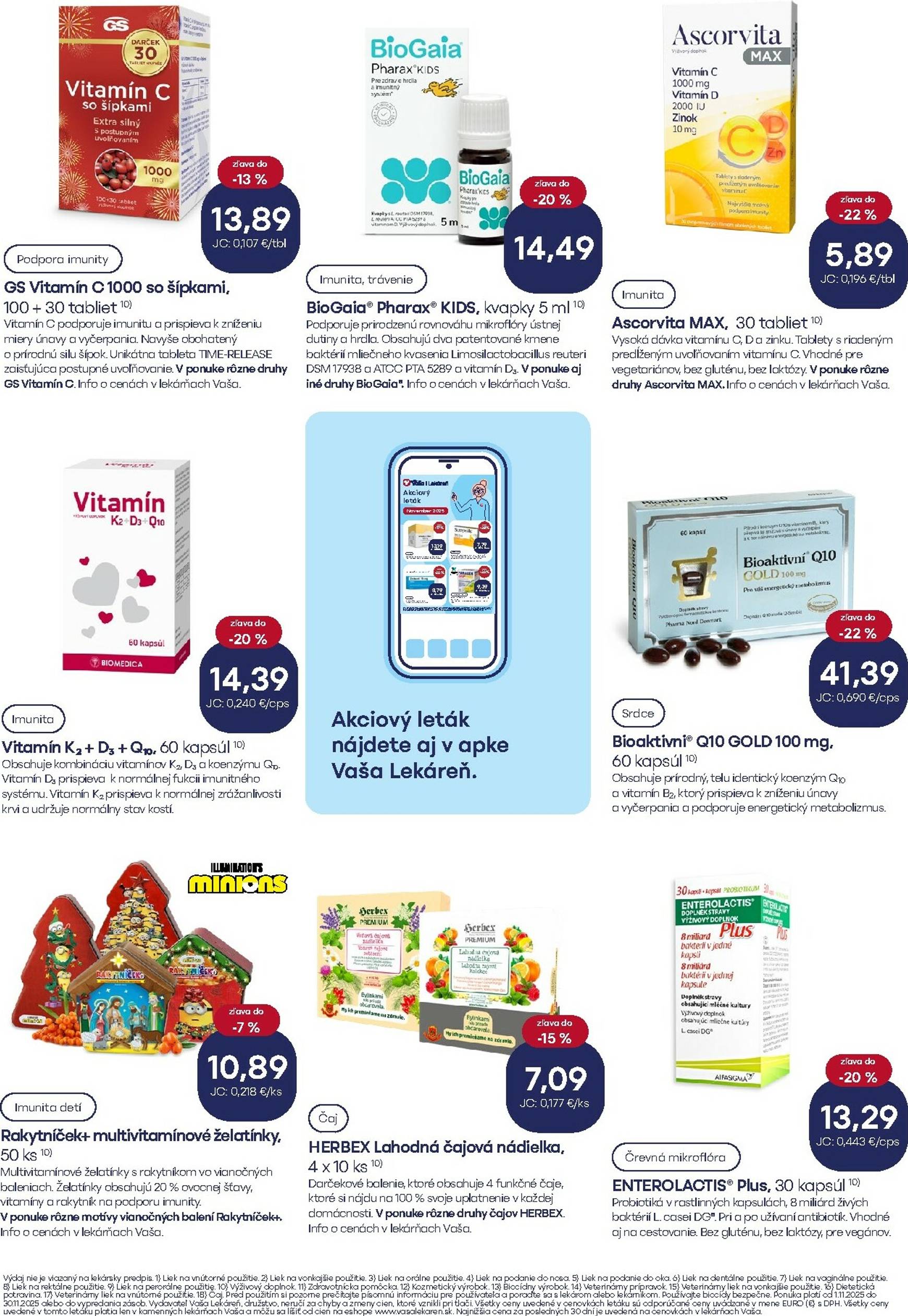 Page 10 of Aktuálny vasa-lekaren leták platný od soboty 01.11 do 30.11