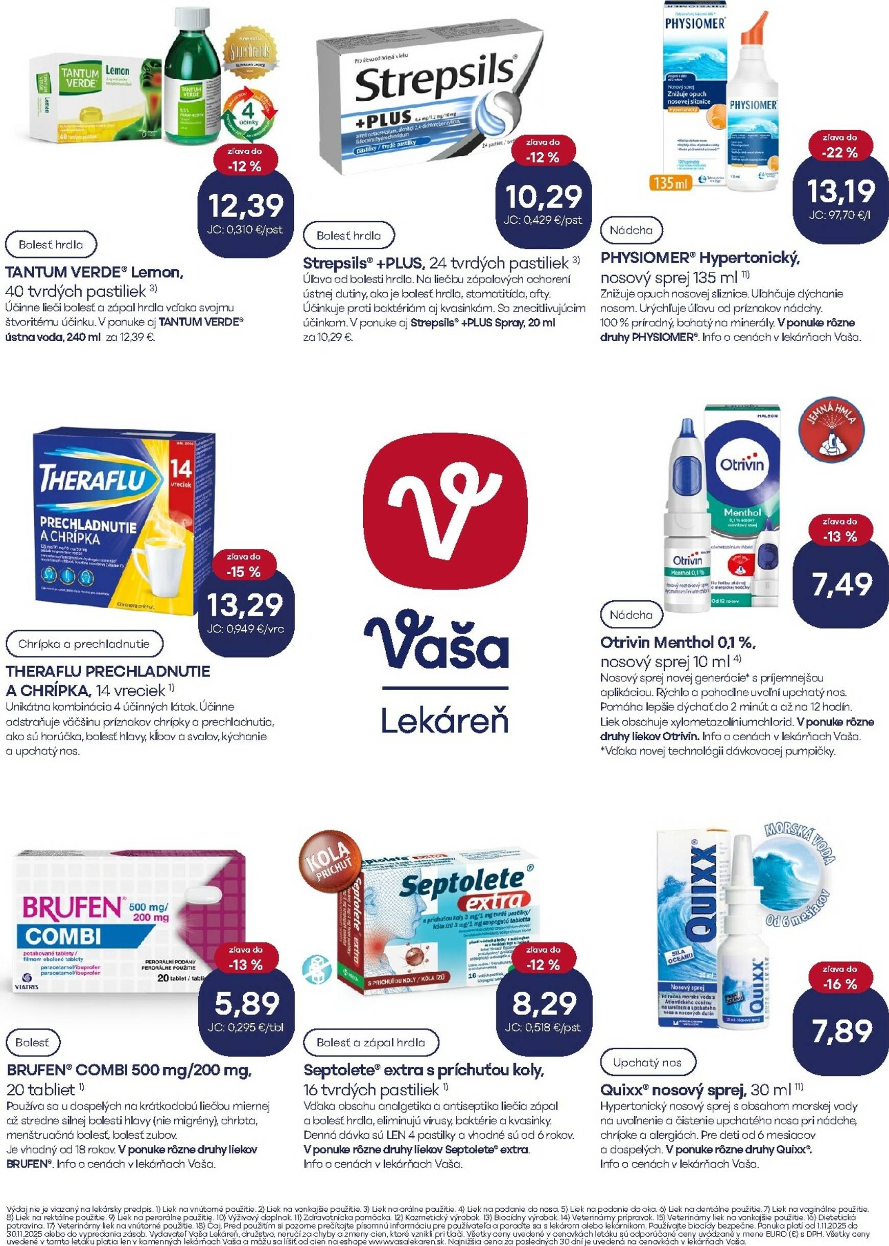 Page 6 of Aktuálny vasa-lekaren leták platný od soboty 01.11 do 30.11