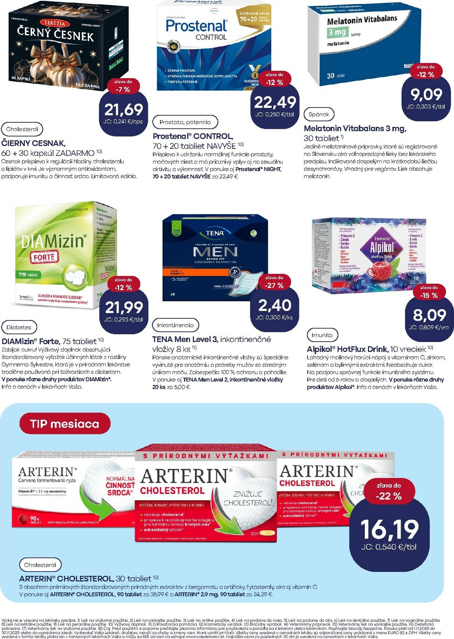 Page 12 of Aktuálny vasa-lekaren leták platný od soboty 01.11 do 30.11