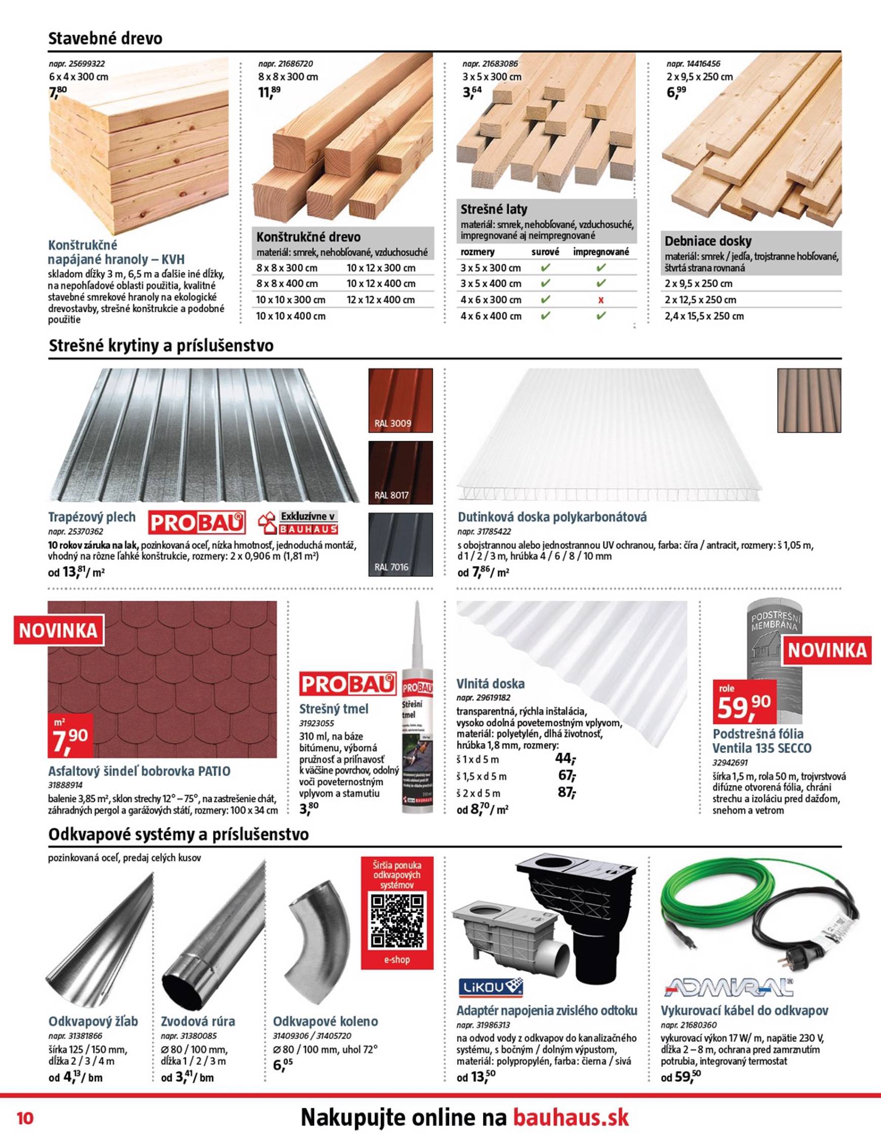 Page 10 of Aktuálny bauhaus leták platný od pondelka 06.10 do 02.11