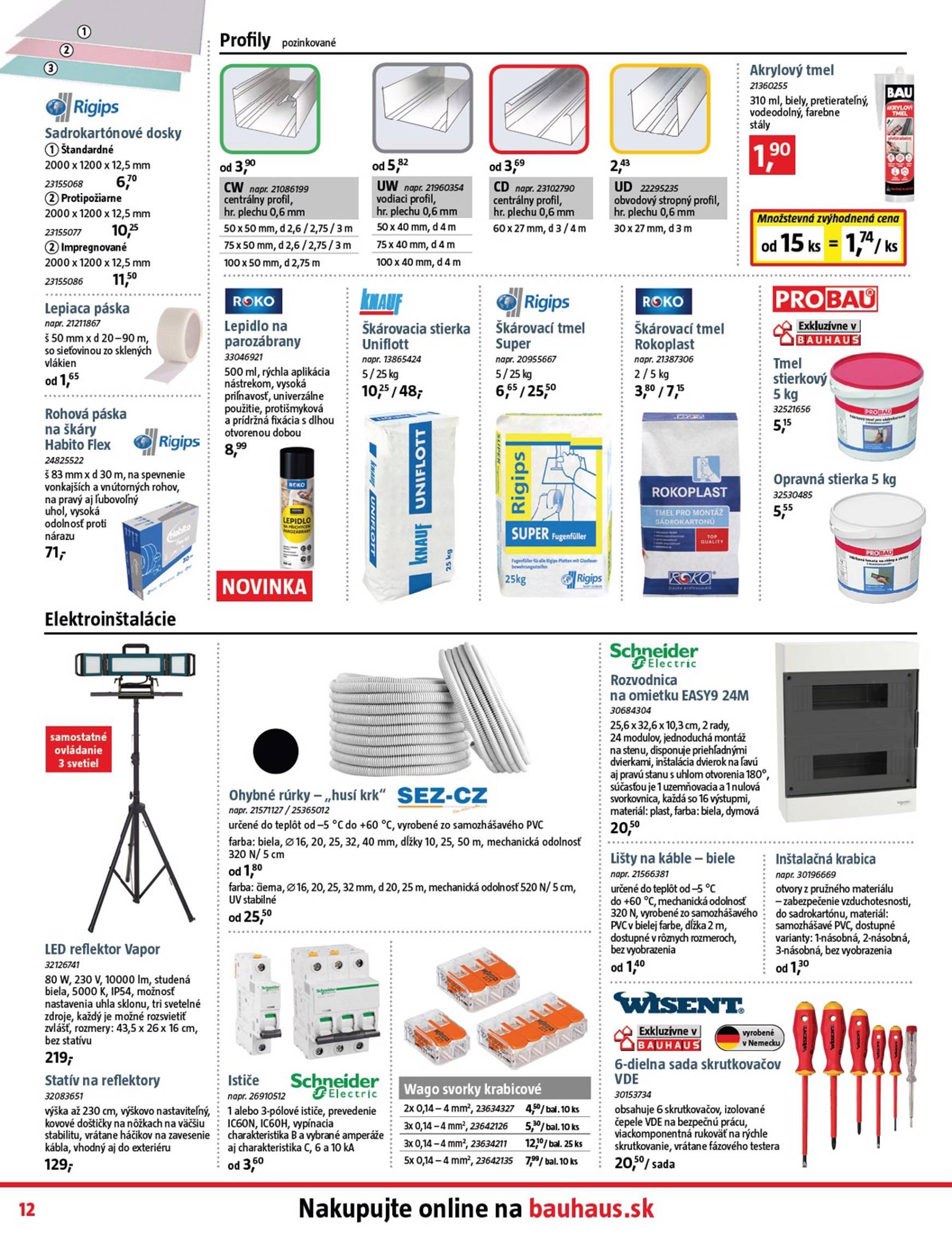 Page 12 of Aktuálny bauhaus leták platný od pondelka 06.10 do 02.11