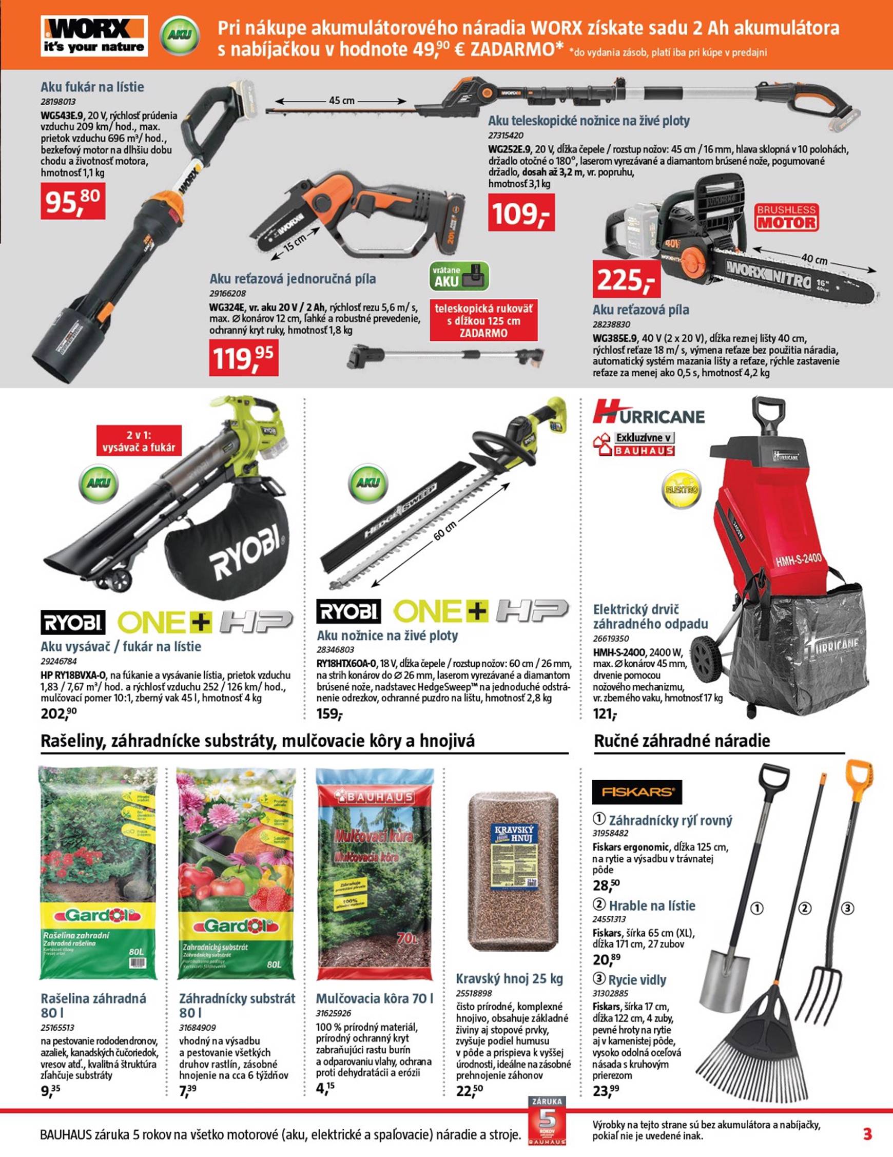 Page 3 of Aktuálny bauhaus leták platný od pondelka 06.10 do 02.11