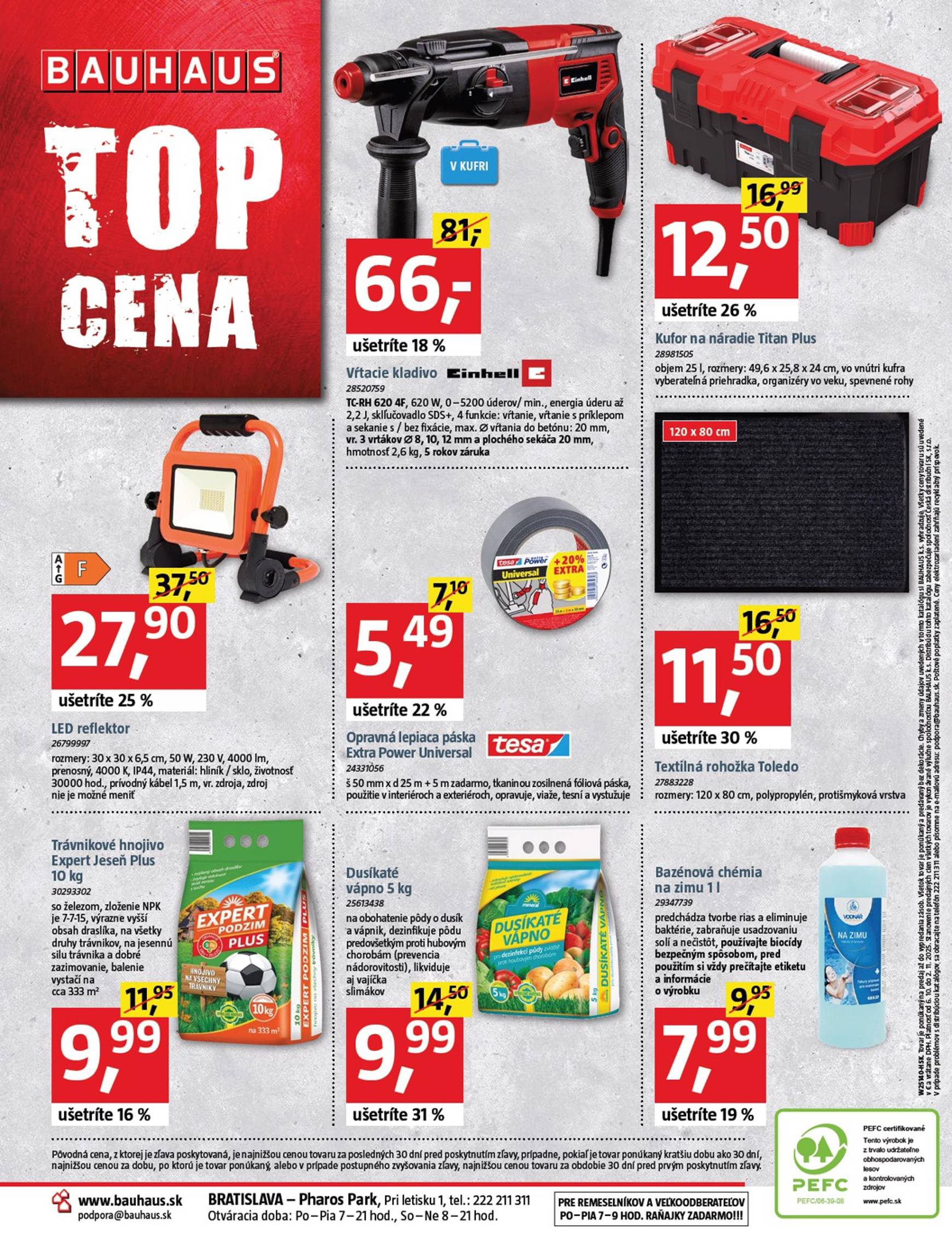 Page 32 of Aktuálny bauhaus leták platný od pondelka 06.10 do 02.11