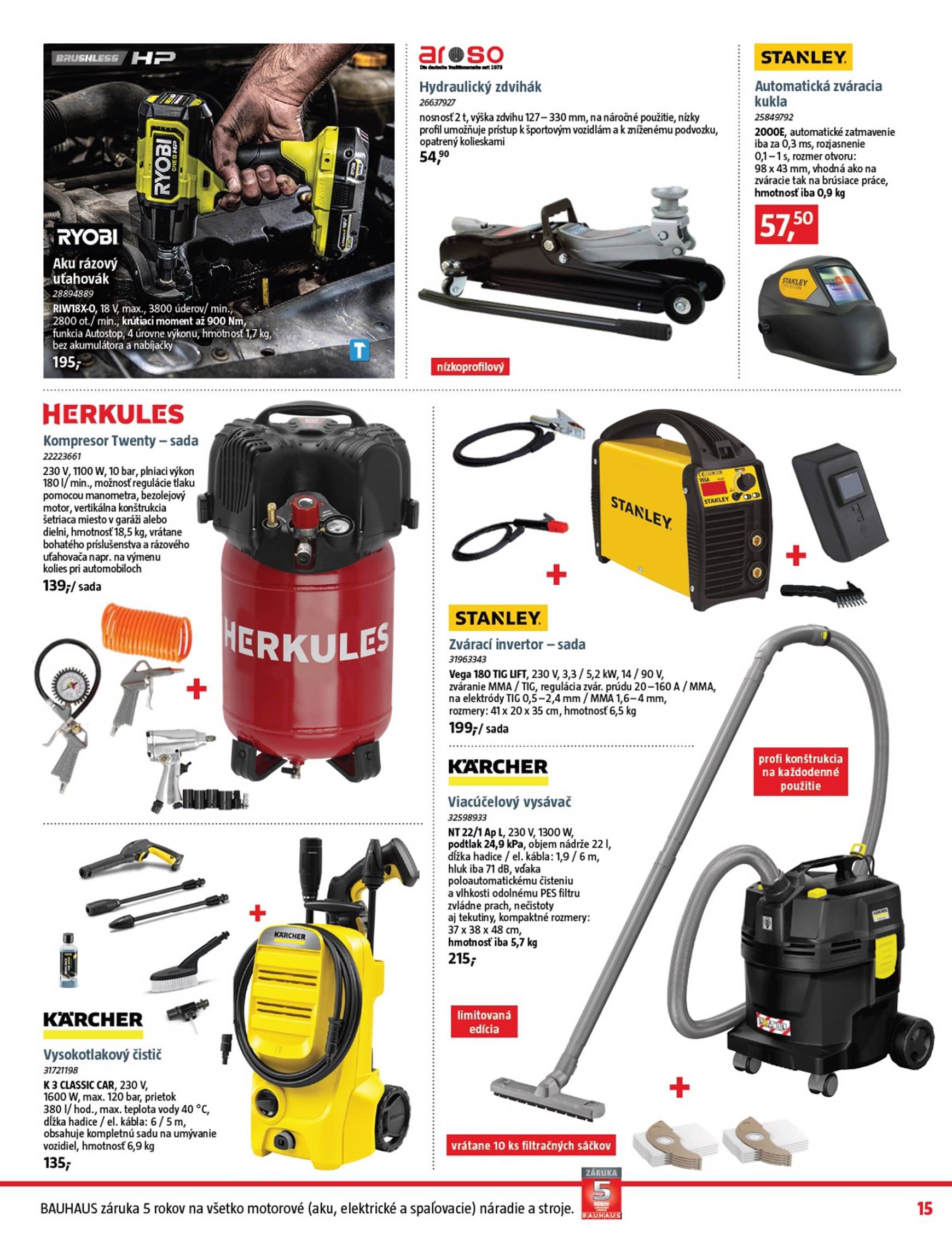 Page 15 of Aktuálny bauhaus leták platný od pondelka 06.10 do 02.11