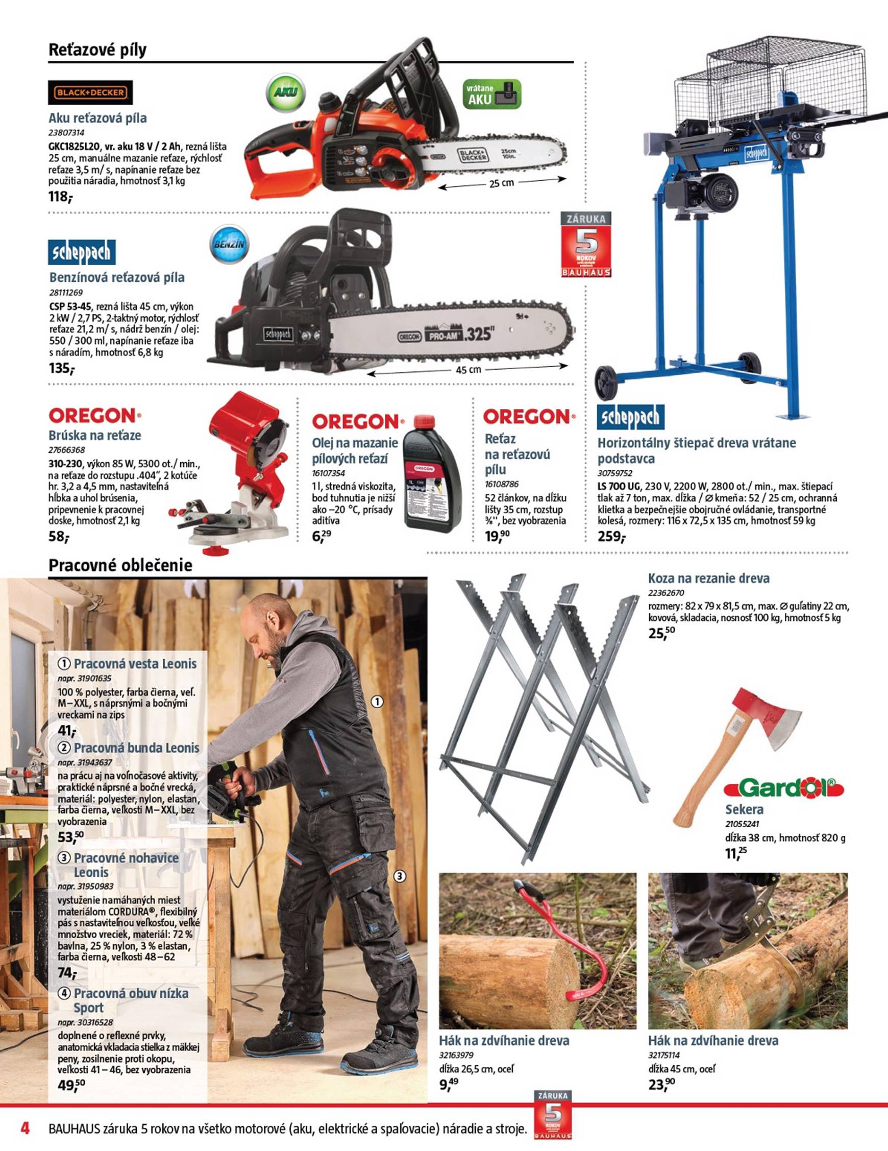 Page 4 of Aktuálny bauhaus leták platný od pondelka 06.10 do 02.11