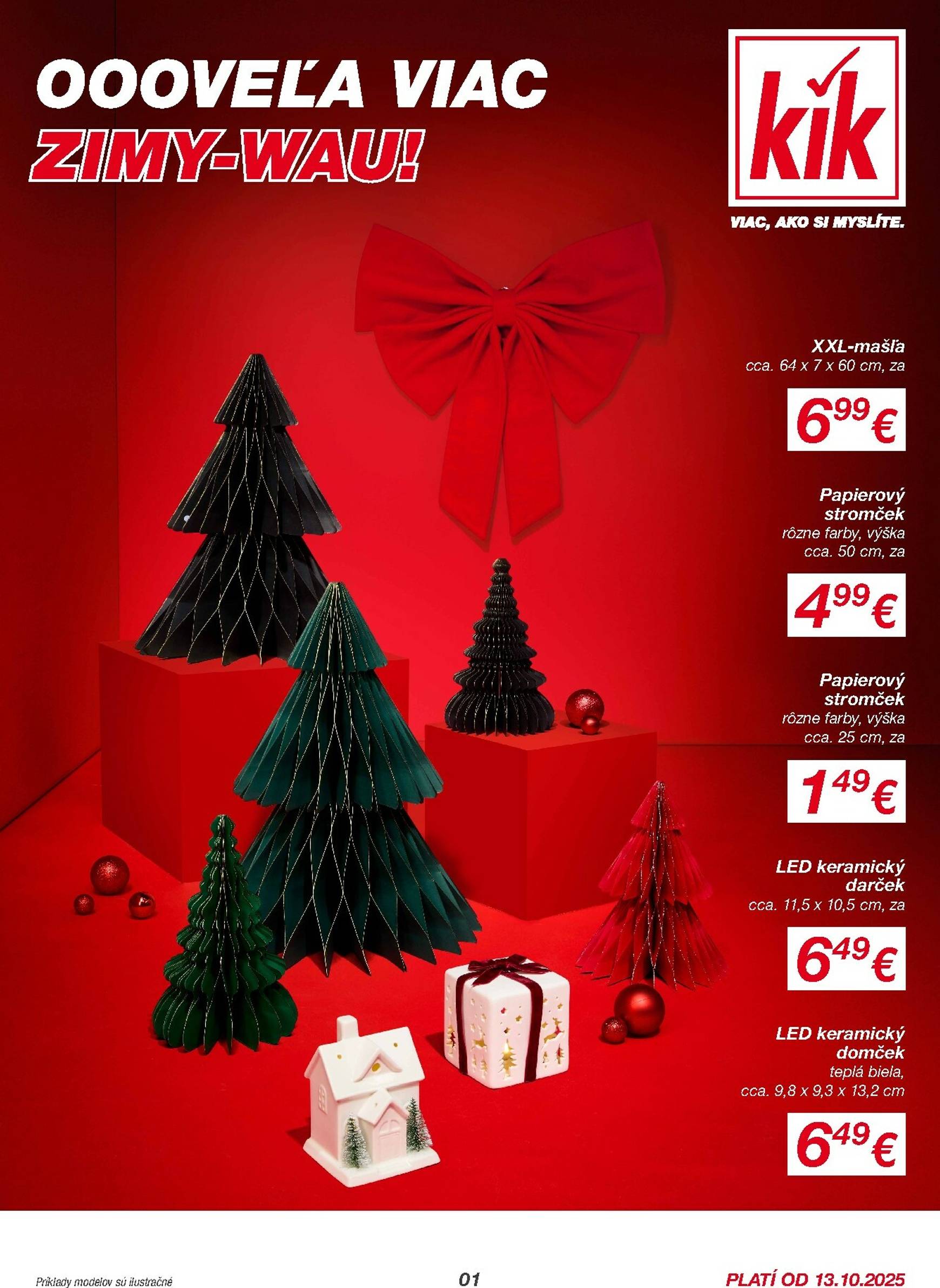 Page 1 of Aktuálny kik leták platný od pondelka 13.10 do 13.11