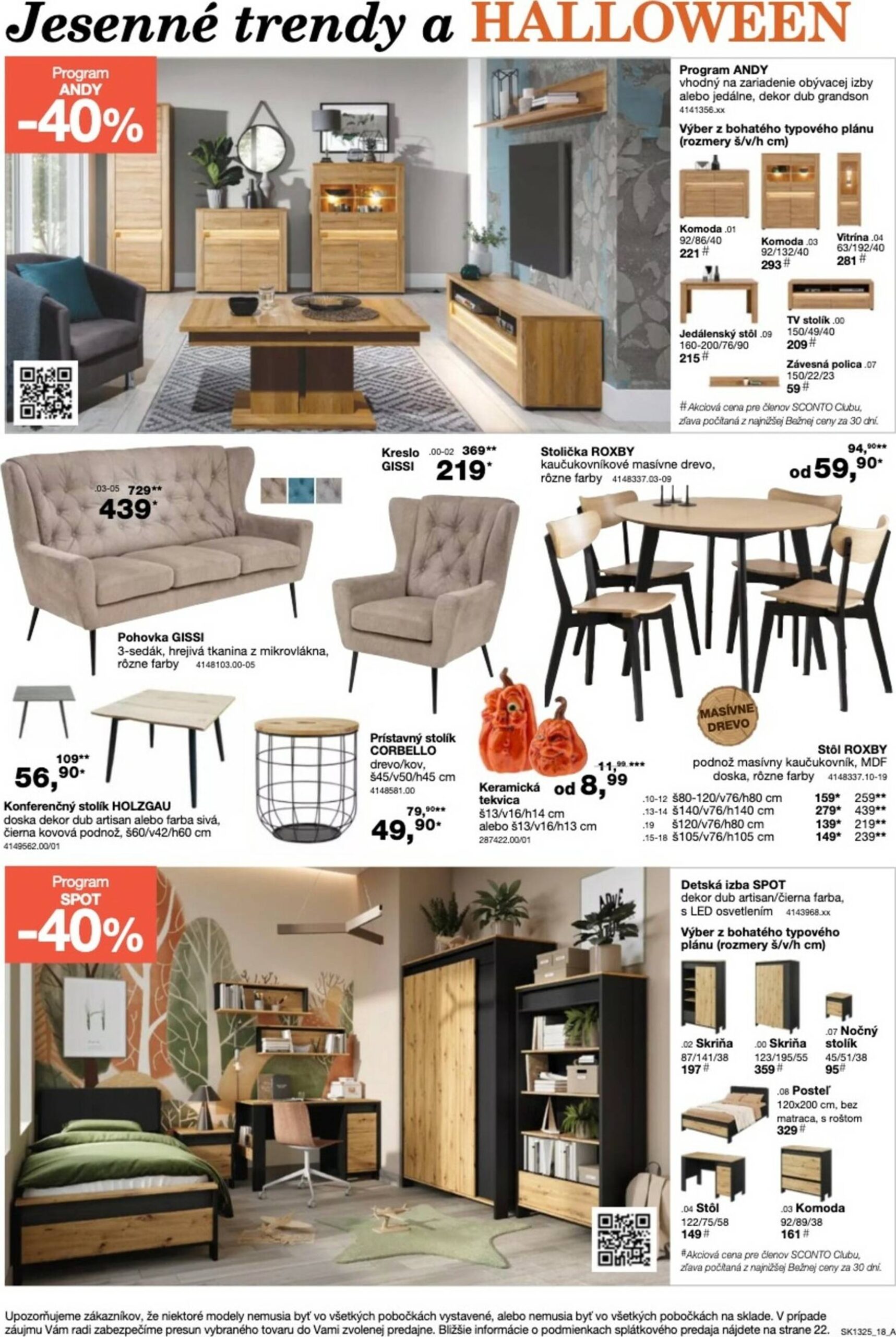 Page 18 of Aktuálny sconto-nabytok leták platný od stredy 15.10 do 04.11