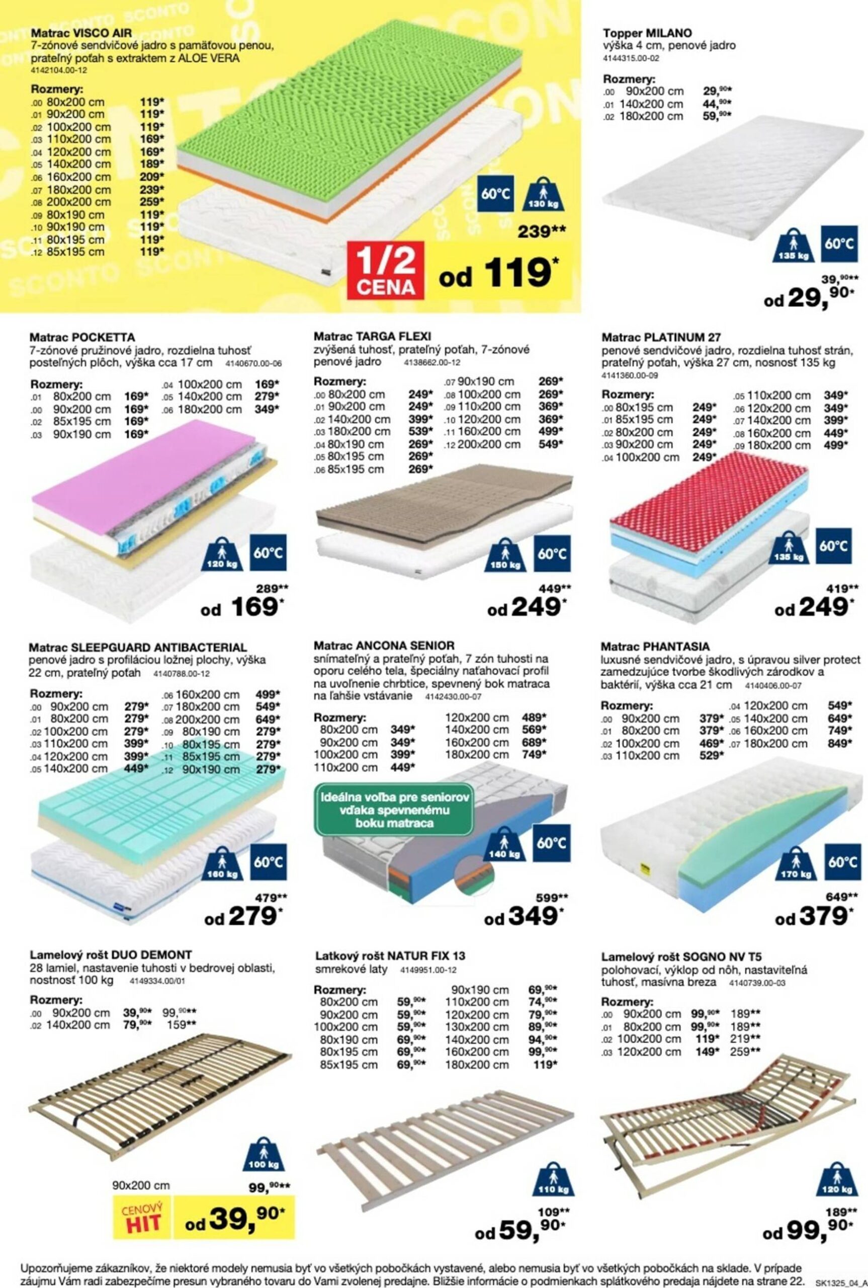 Page 4 of Aktuálny sconto-nabytok leták platný od stredy 15.10 do 04.11
