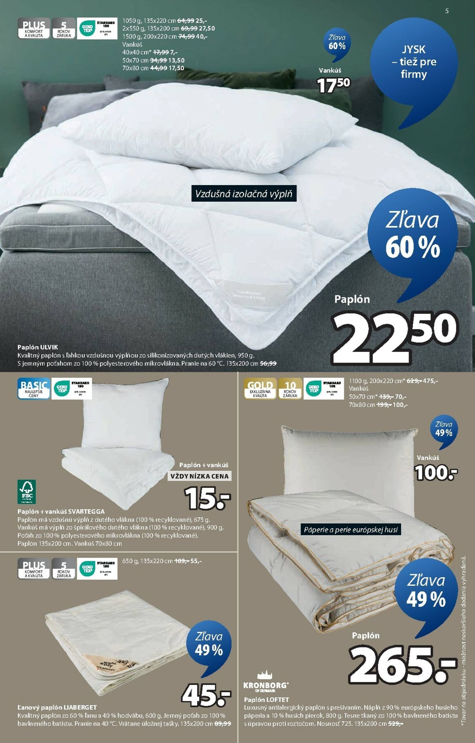 Page 5 of Aktuálny jysk leták platný od stredy 15.10 do 23.11