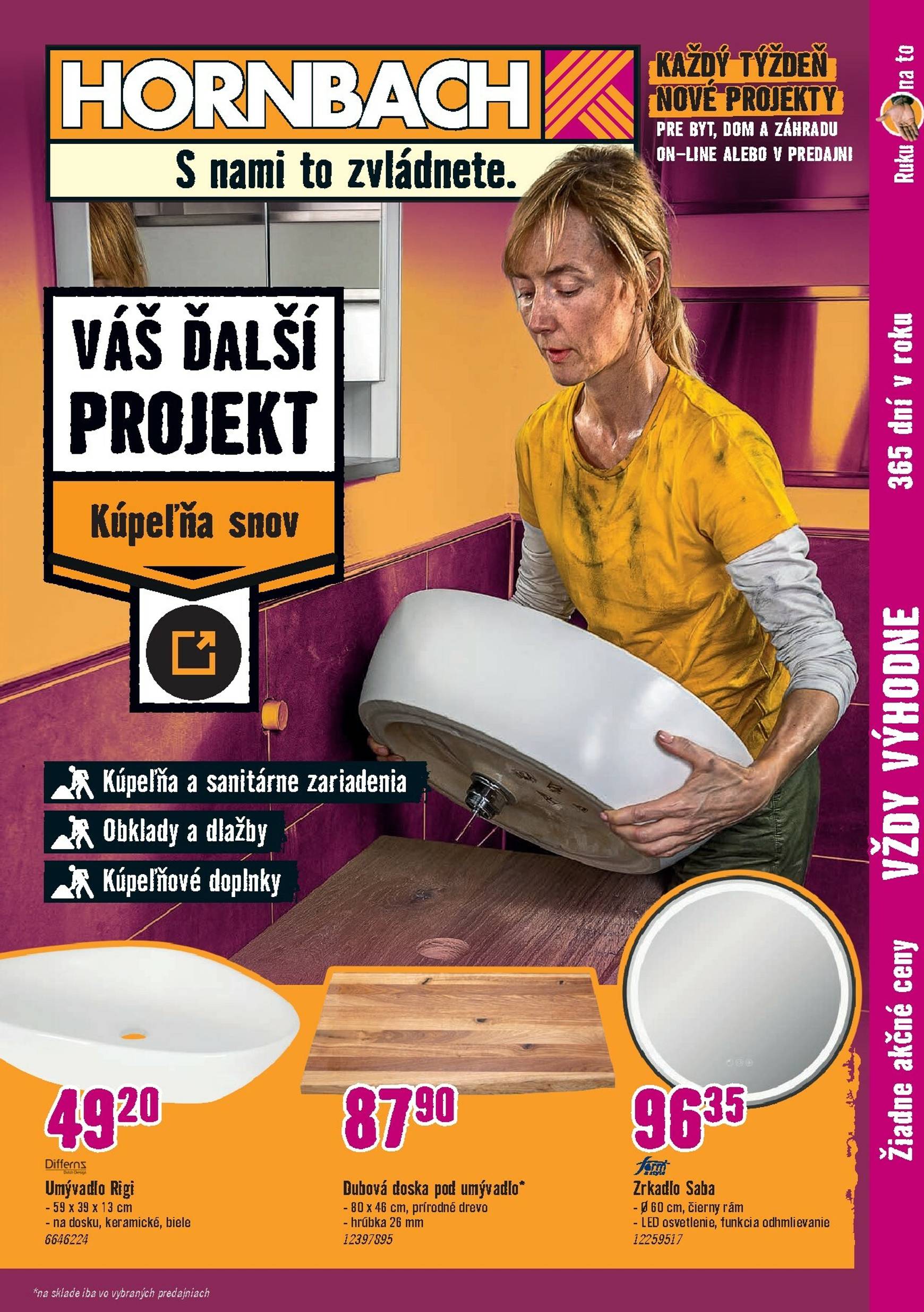 Page 1 of Aktuálny hornbach leták platný od stredy 15.10 do 29.10