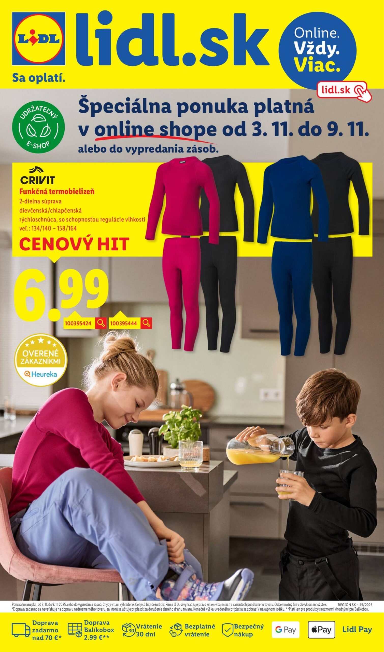 Page 1 of Aktuálny lidl leták platný od pondelka 03.11 do 09.11