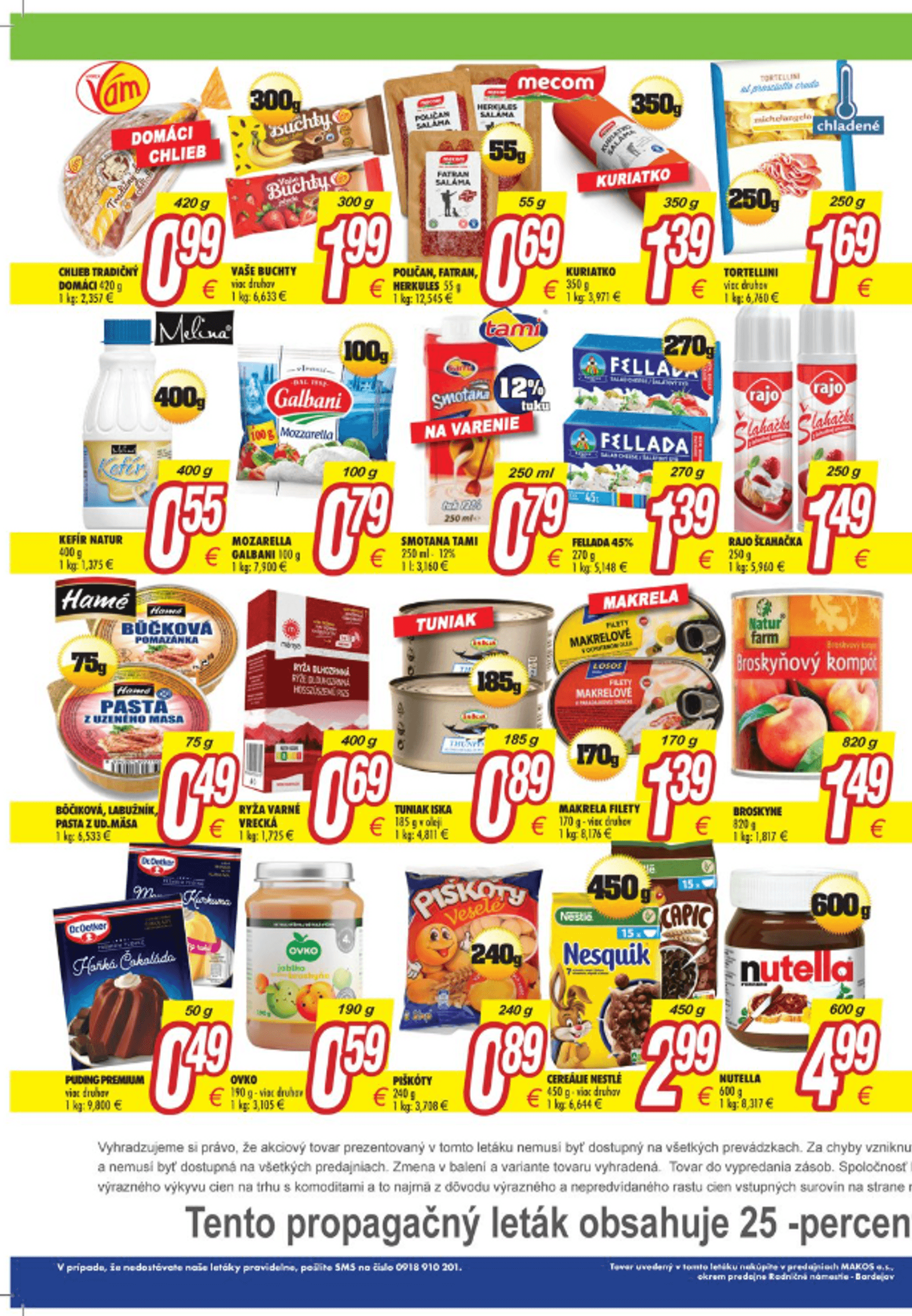 Page 3 of Aktuálny makos leták platný od pondelka 03.11 do 09.11
