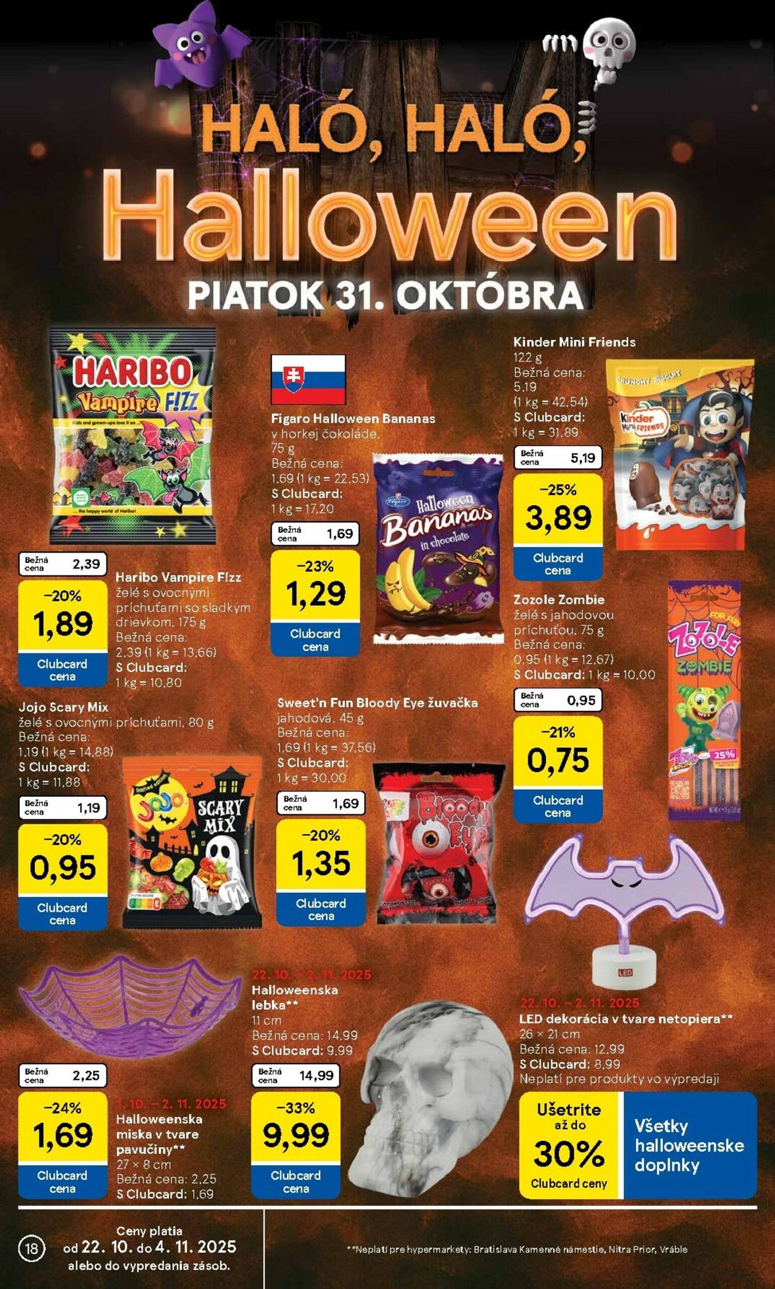Page 18 of Aktuálny tesco leták platný od stredy 29.10 do 04.11
