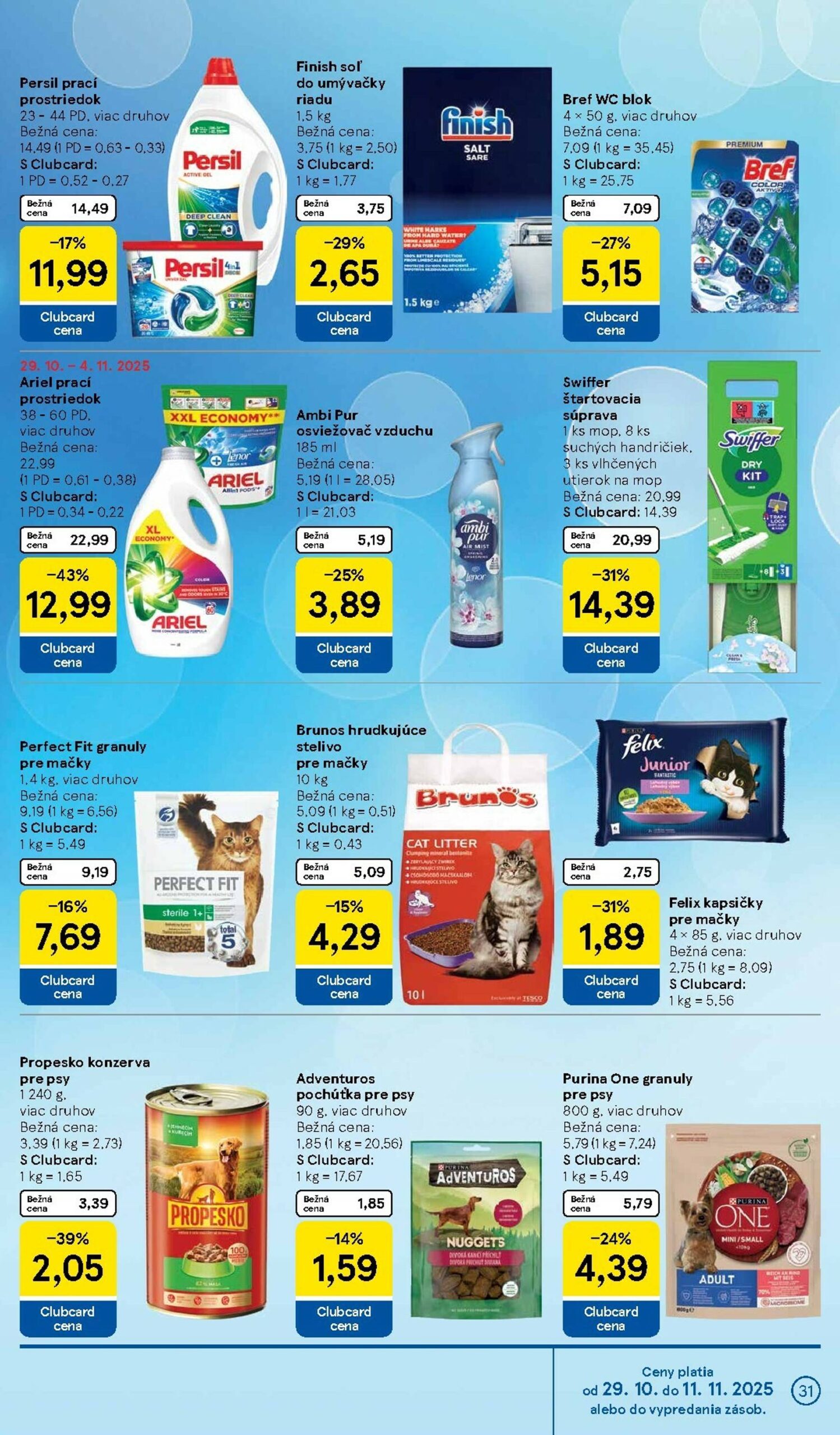 Page 31 of Aktuálny tesco leták platný od stredy 29.10 do 04.11