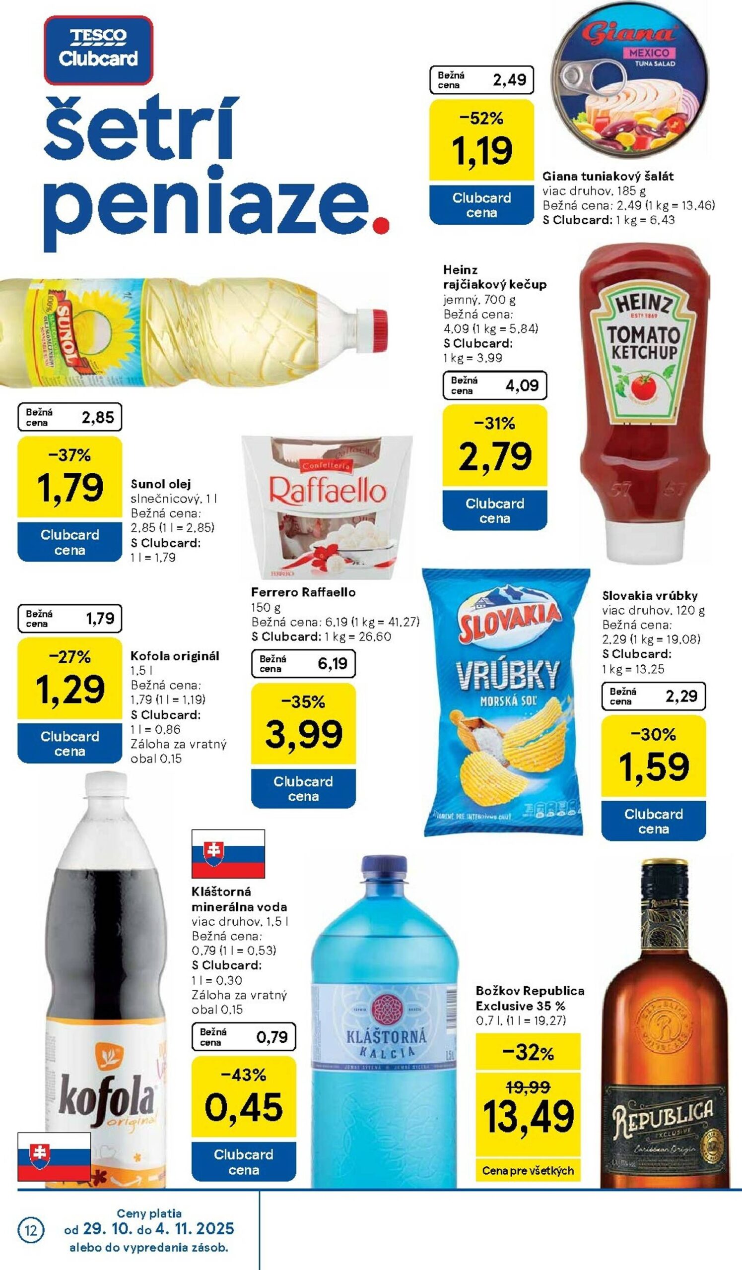 Page 12 of Aktuálny tesco leták platný od stredy 29.10 do 04.11