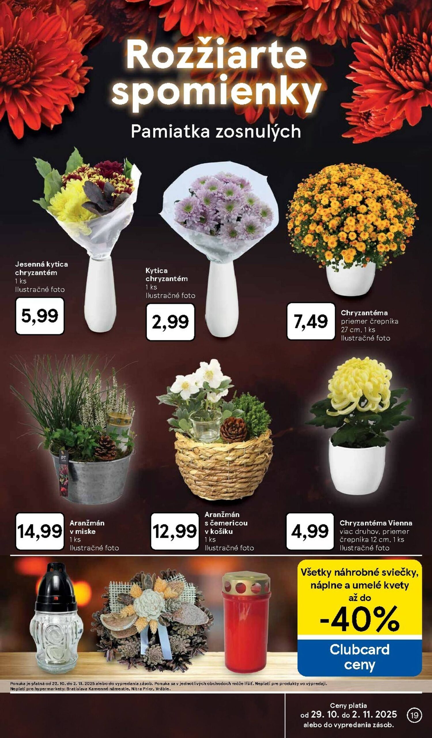 Page 19 of Aktuálny tesco leták platný od stredy 29.10 do 04.11