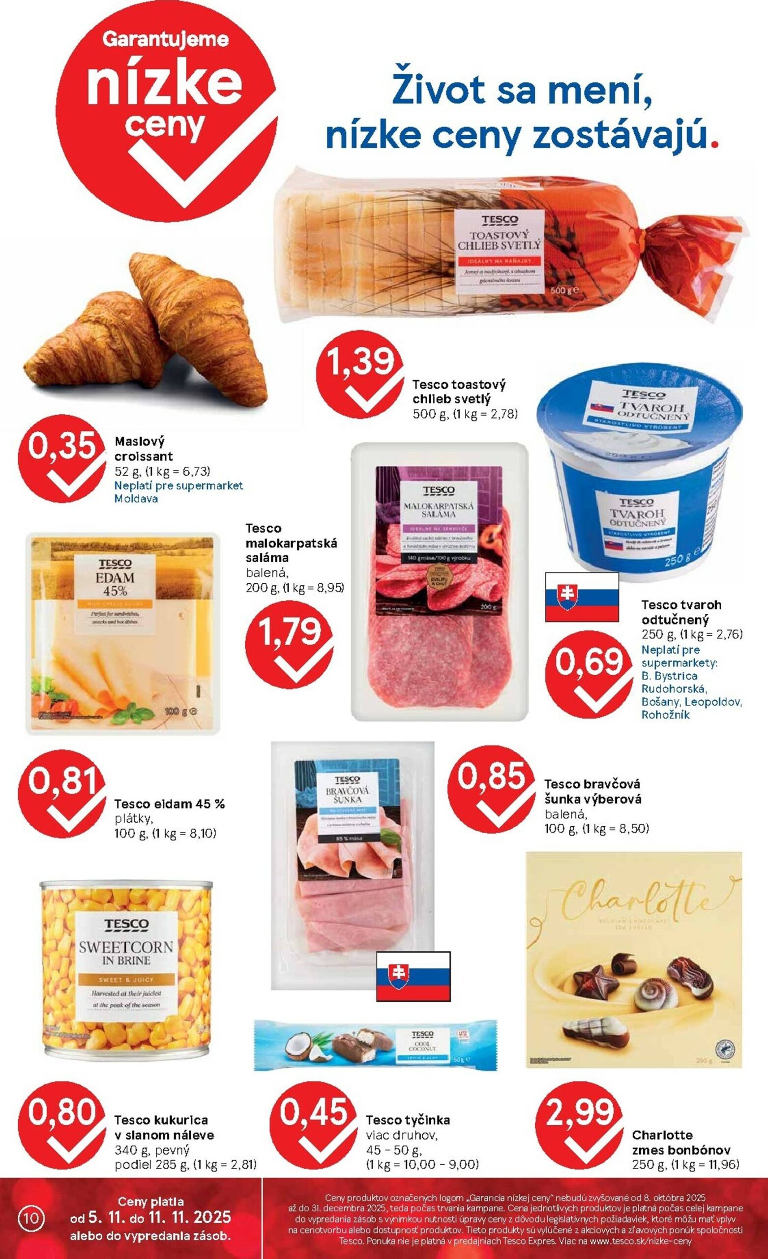 Page 10 of Aktuálny tesco leták platný od stredy 05.11 do 11.11