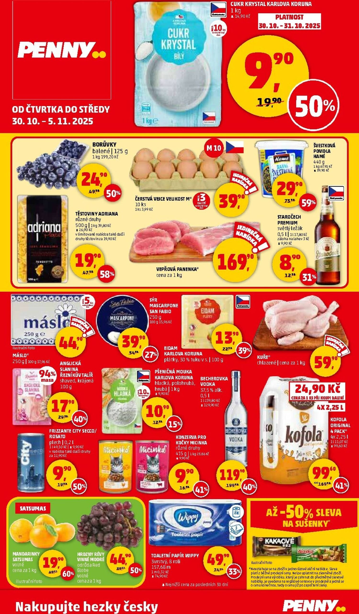 Page 1 of Aktuálny penny-cesko leták platný od štvrtka 30.10 do 05.11