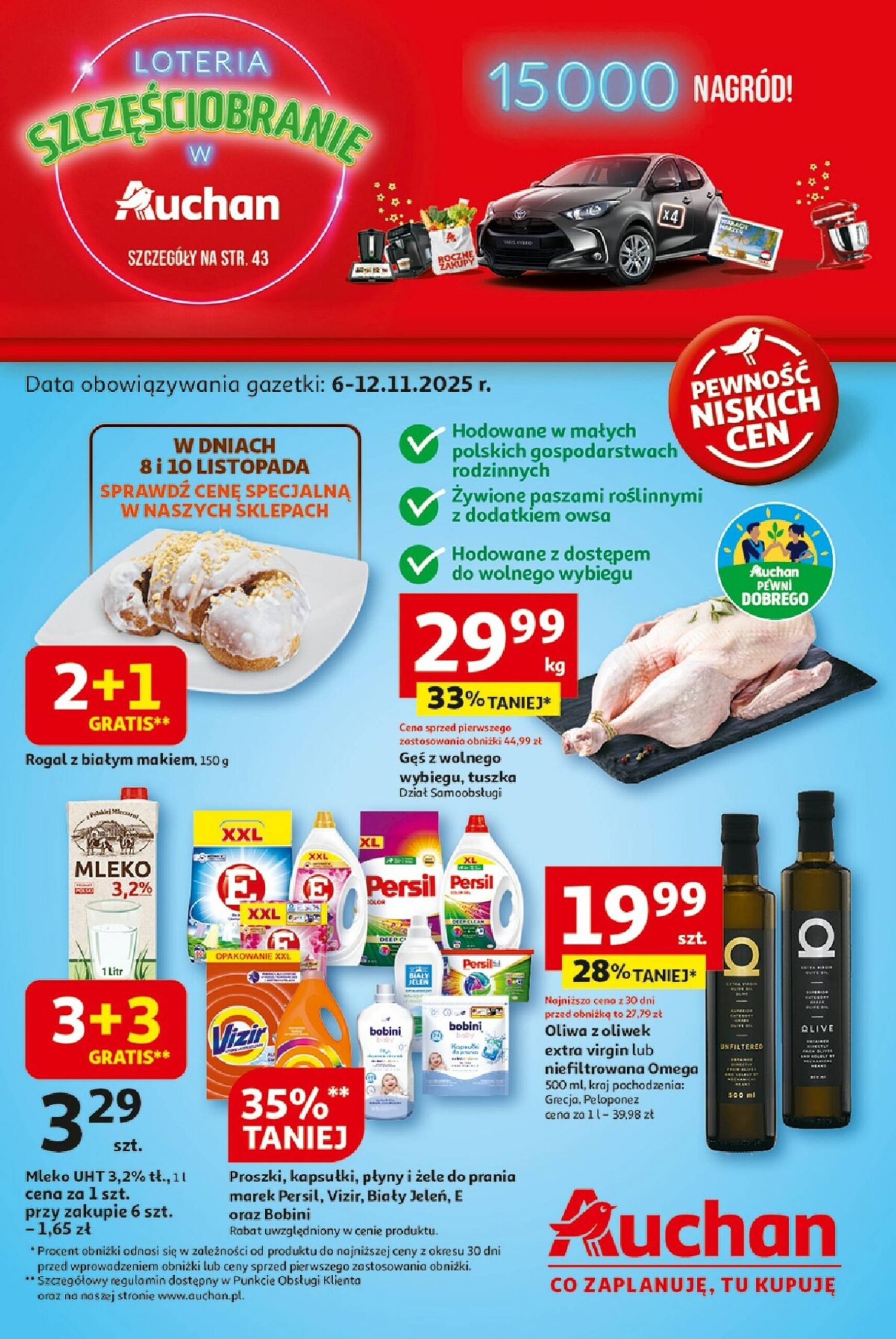 Page 1 of Aktuálny auchan-polsko leták platný od štvrtka 06.11 do 12.11