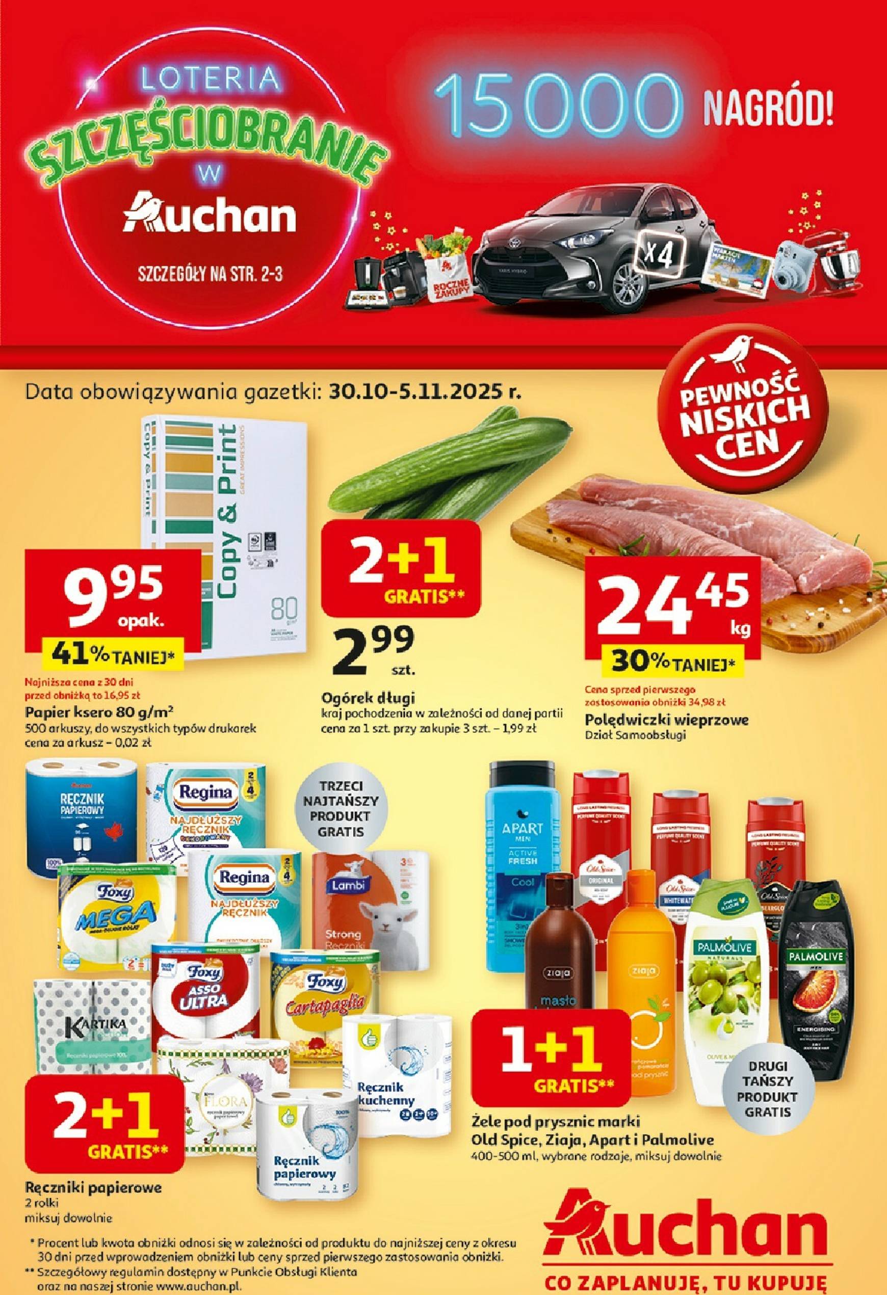 Page 1 of Aktuálny auchan-polsko leták platný od štvrtka 30.10 do 05.11