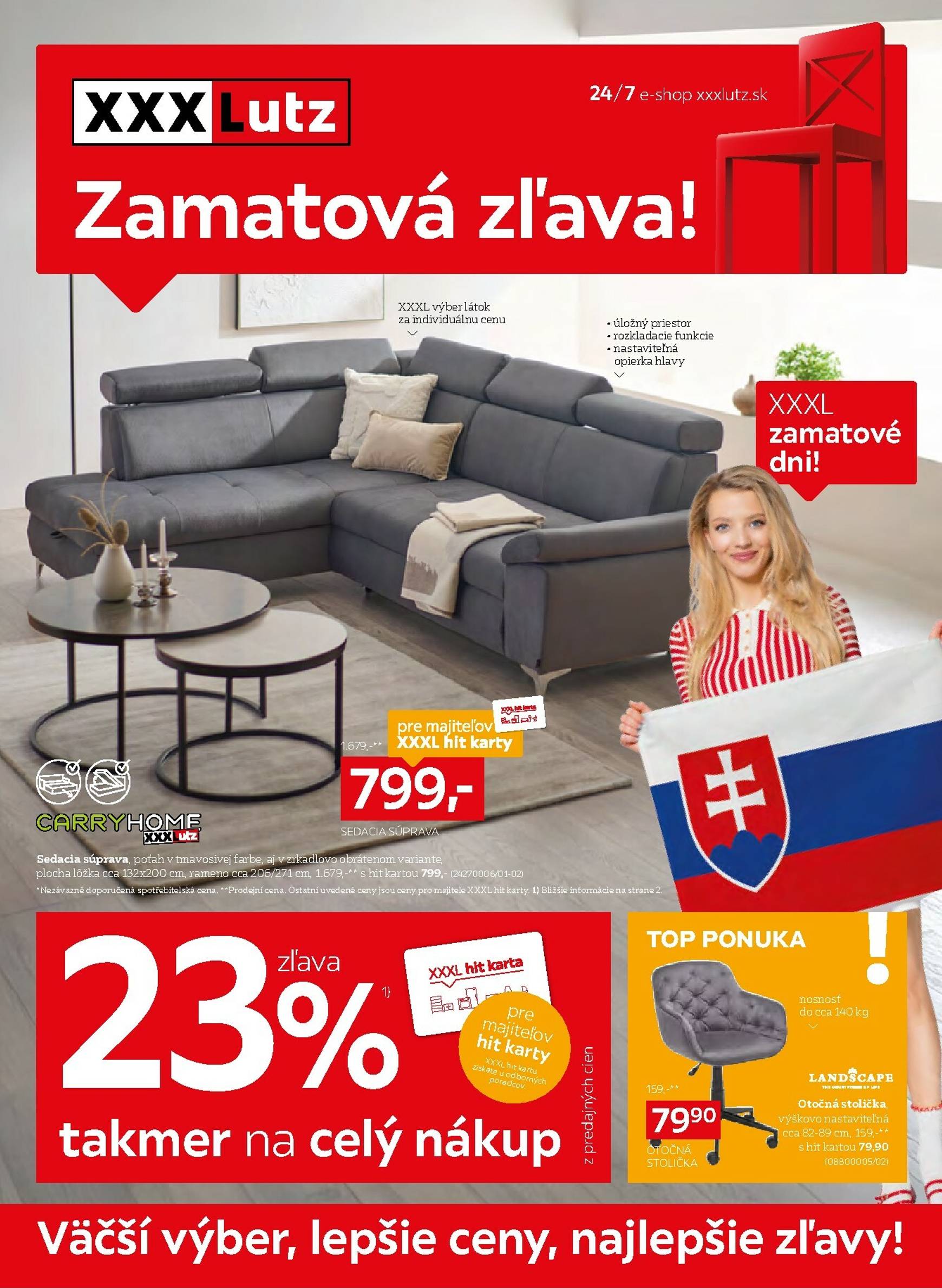 Page 1 of Aktuálny xxxlutz leták platný od pondelka 03.11 do 15.11