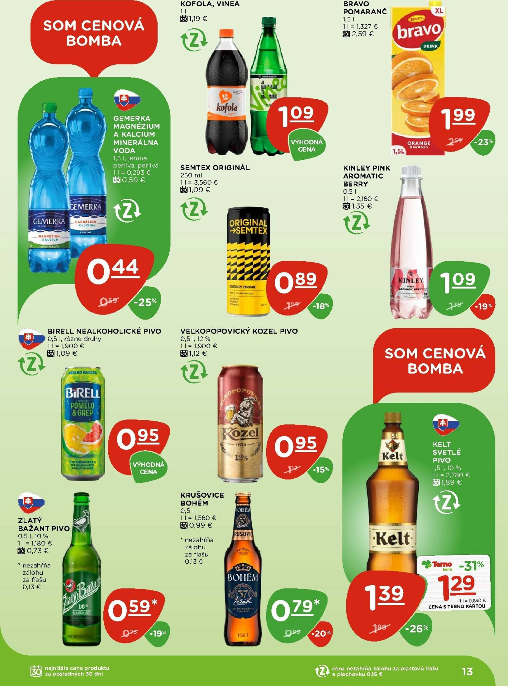 Page 13 of Aktuálny terno leták platný od štvrtka 06.11 do 12.11