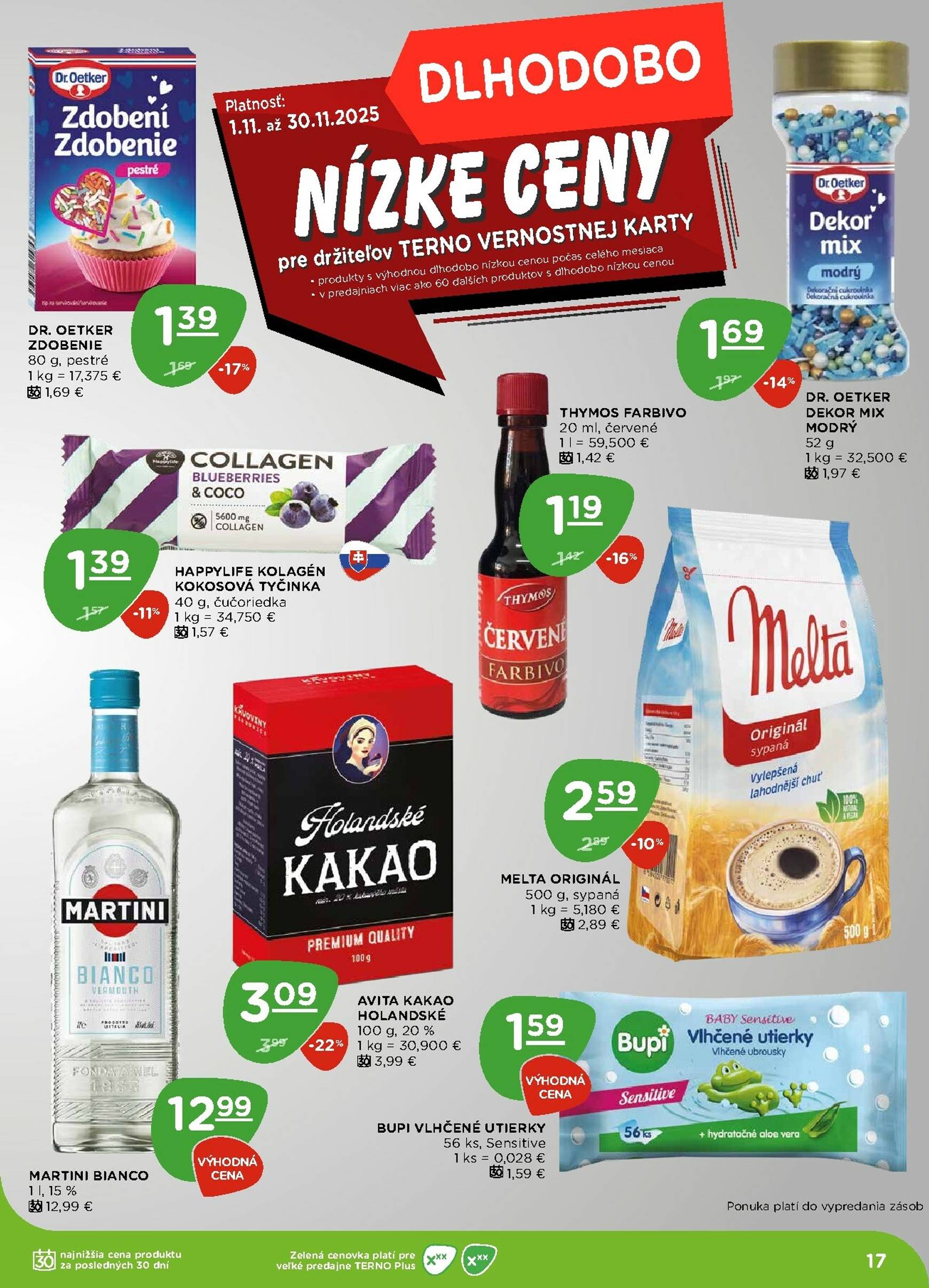 Page 17 of Aktuálny terno leták platný od štvrtka 06.11 do 12.11