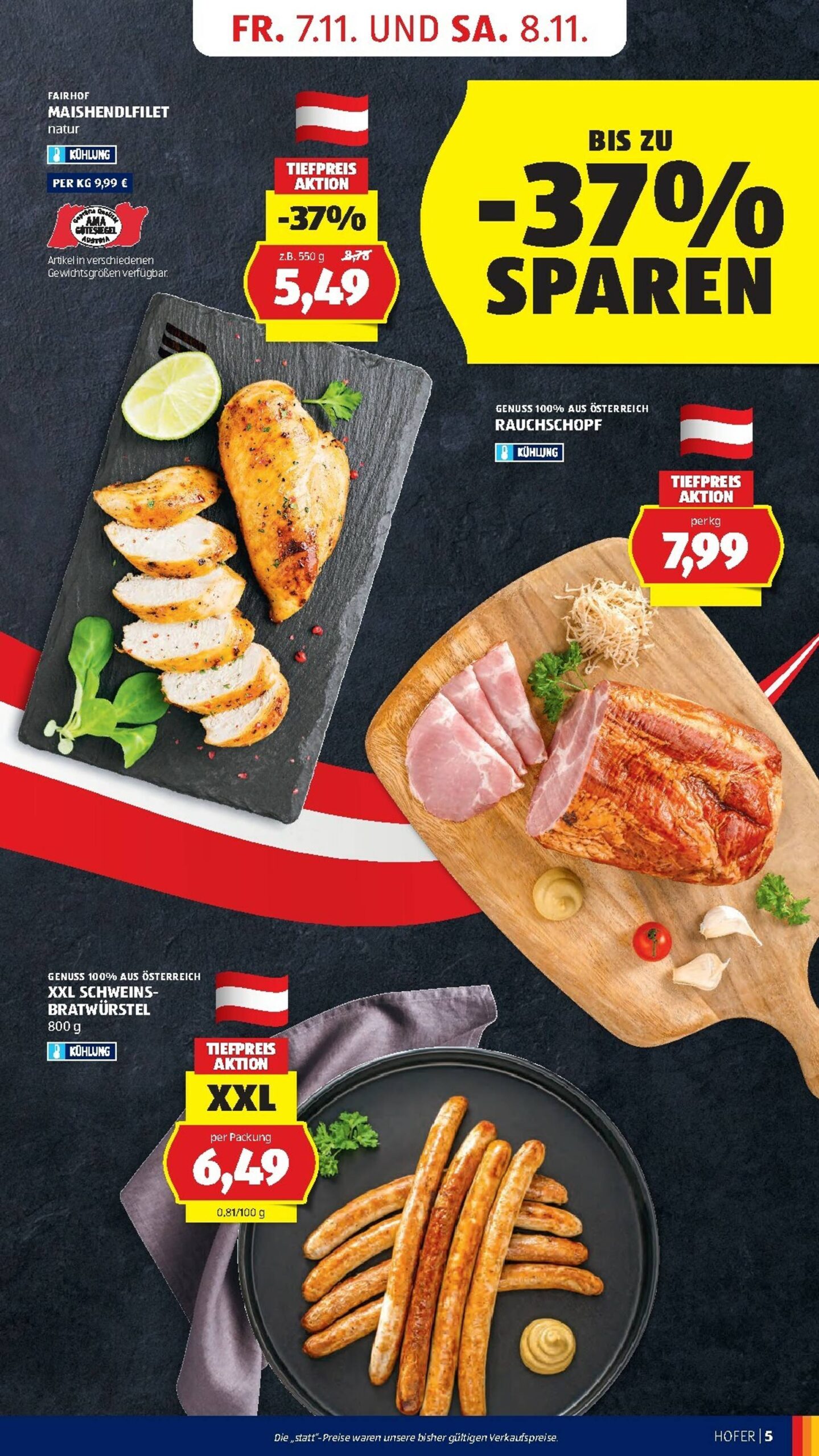 Page 7 of Aktuálny hofer-rakusko leták platný od piatka 07.11 do 13.11