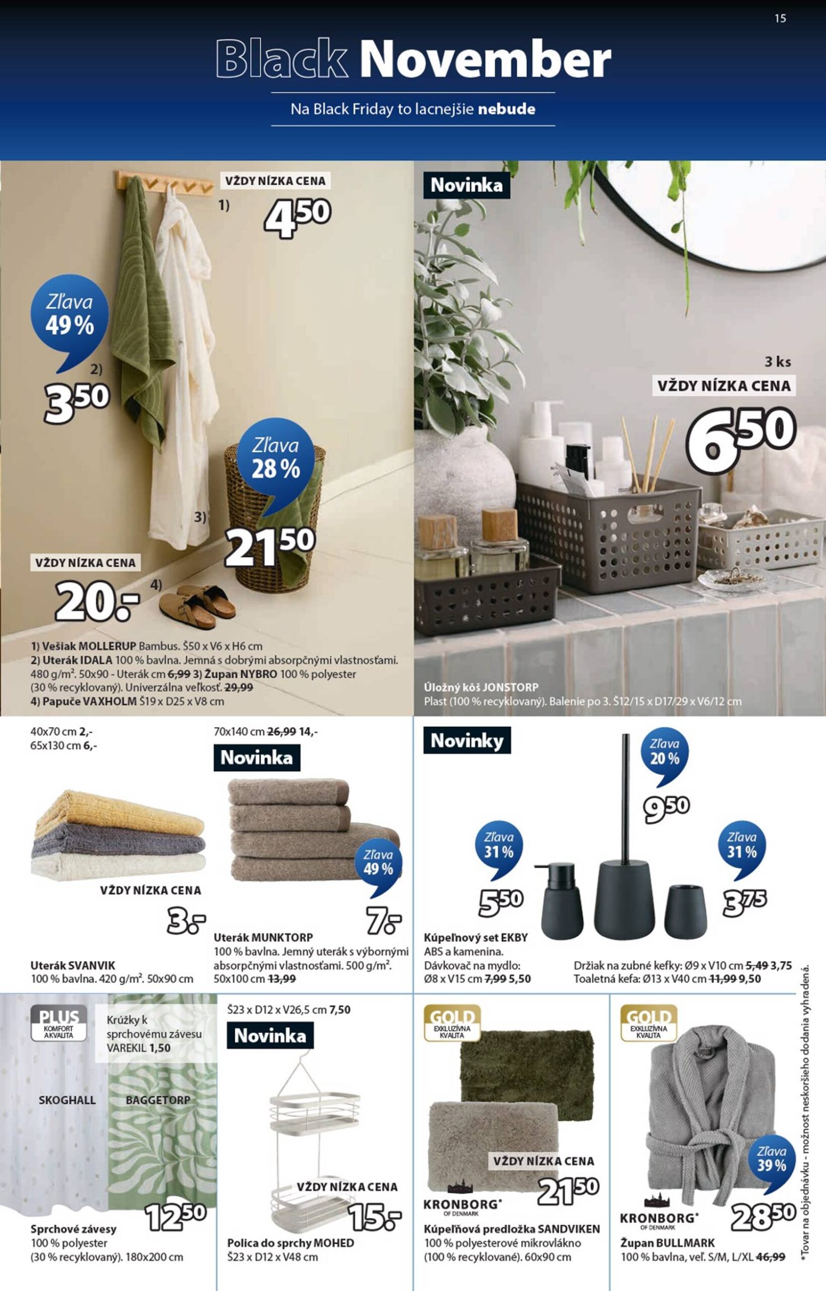 Page 15 of Aktuálny jysk leták platný od pondelka 03.11 do 23.11