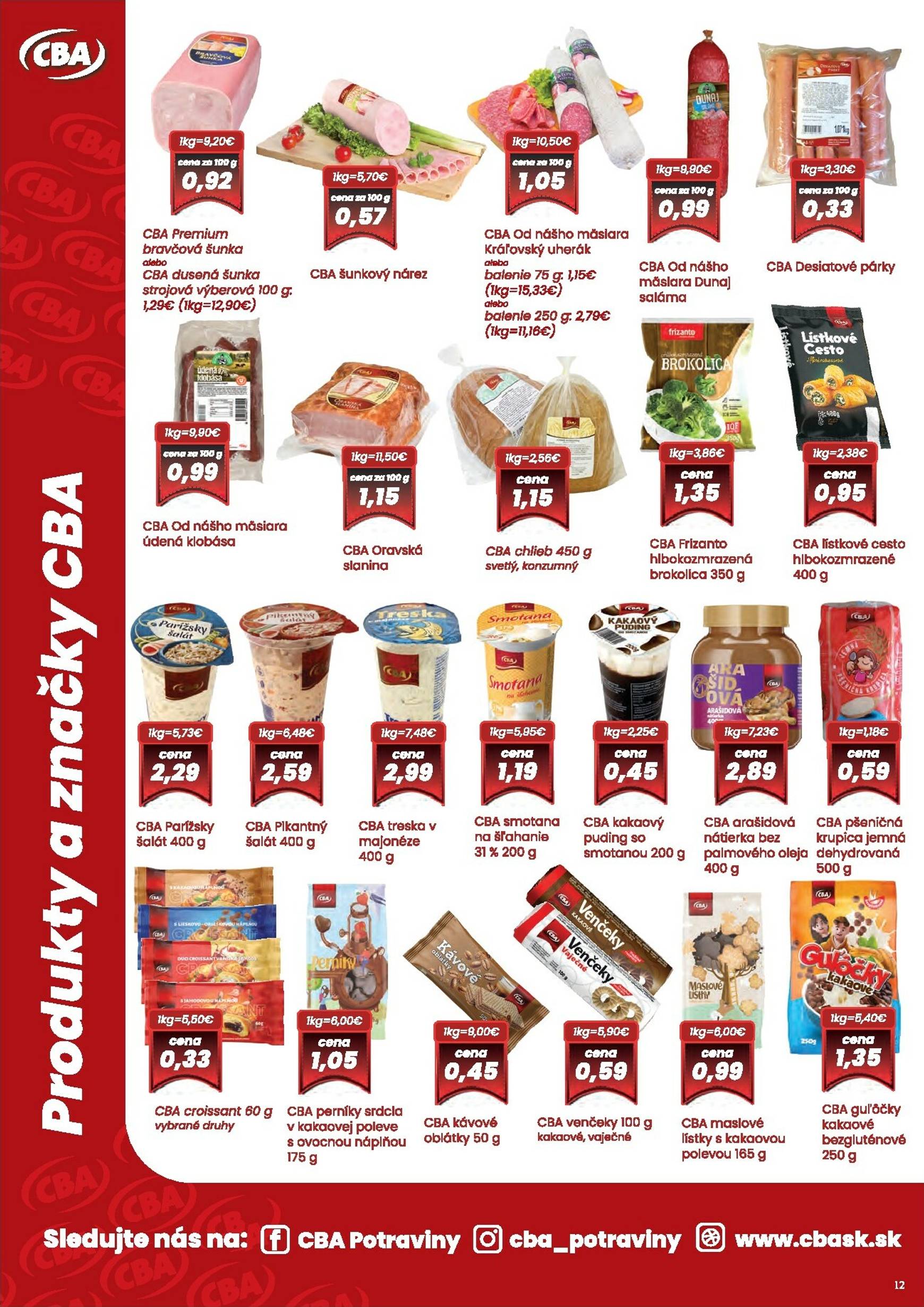 Page 12 of Aktuálny cba leták platný od štvrtka 06.11 do 19.11