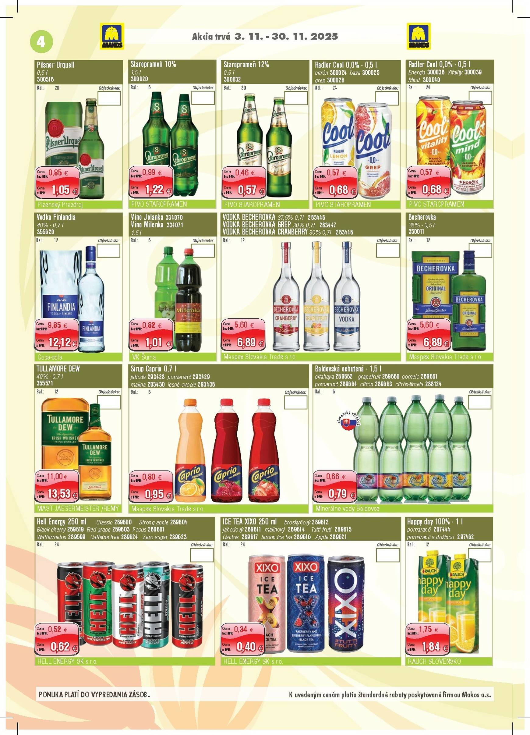 Page 4 of Aktuálny makos leták platný od stredy 05.11 do 30.11