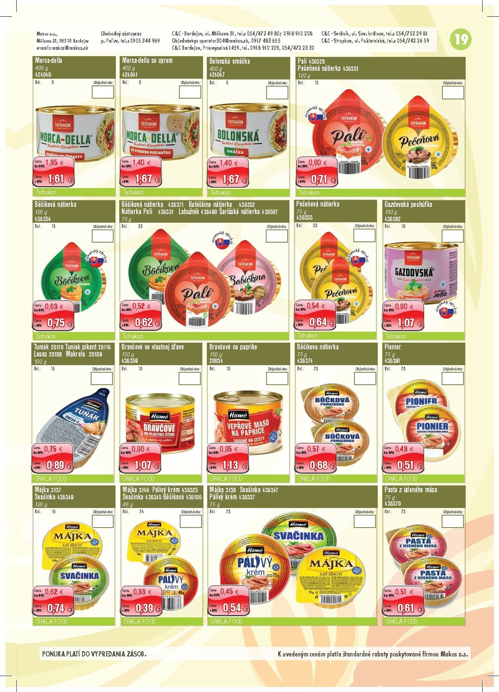 Page 19 of Aktuálny makos leták platný od stredy 05.11 do 30.11