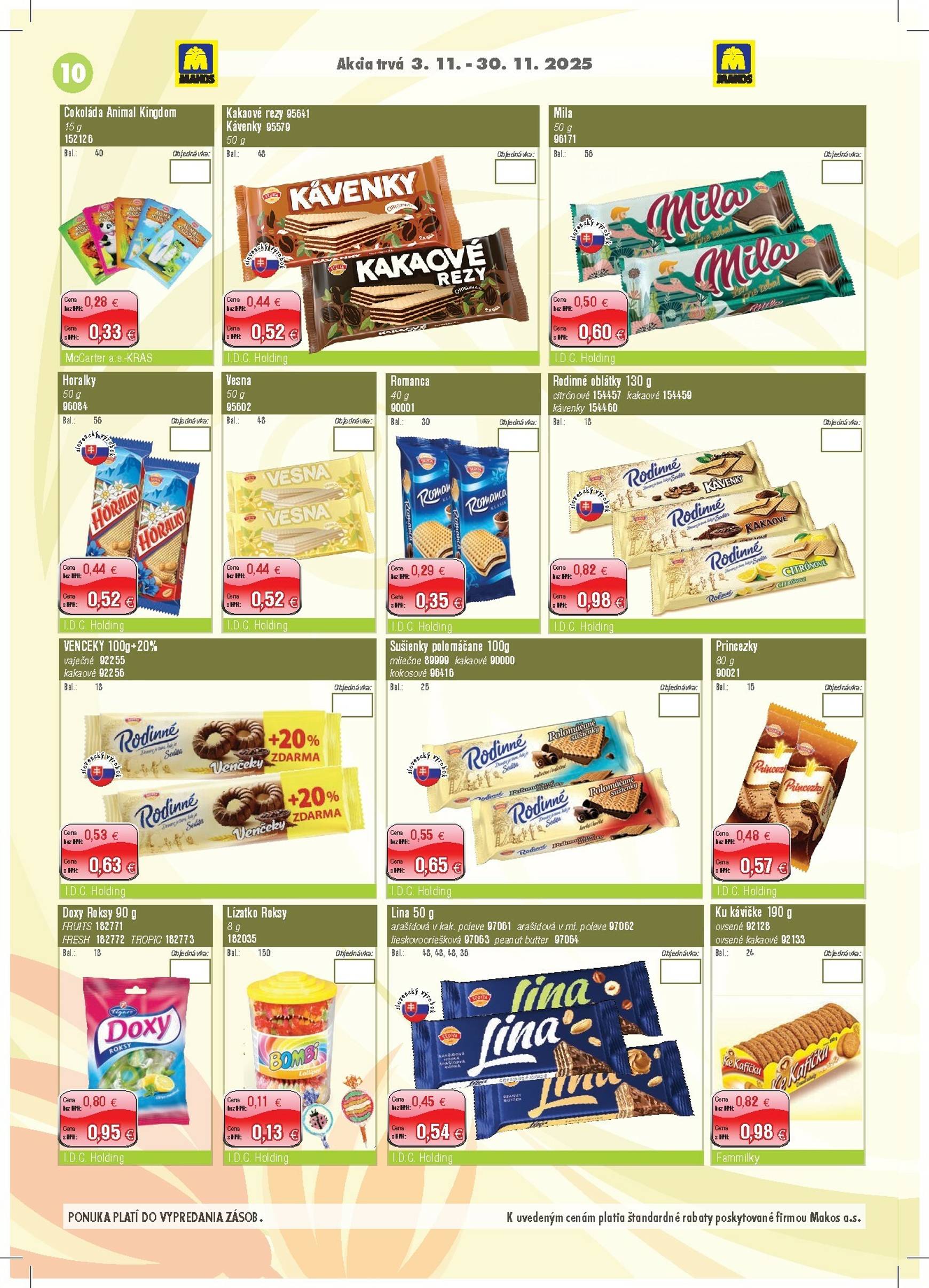 Page 10 of Aktuálny makos leták platný od stredy 05.11 do 30.11