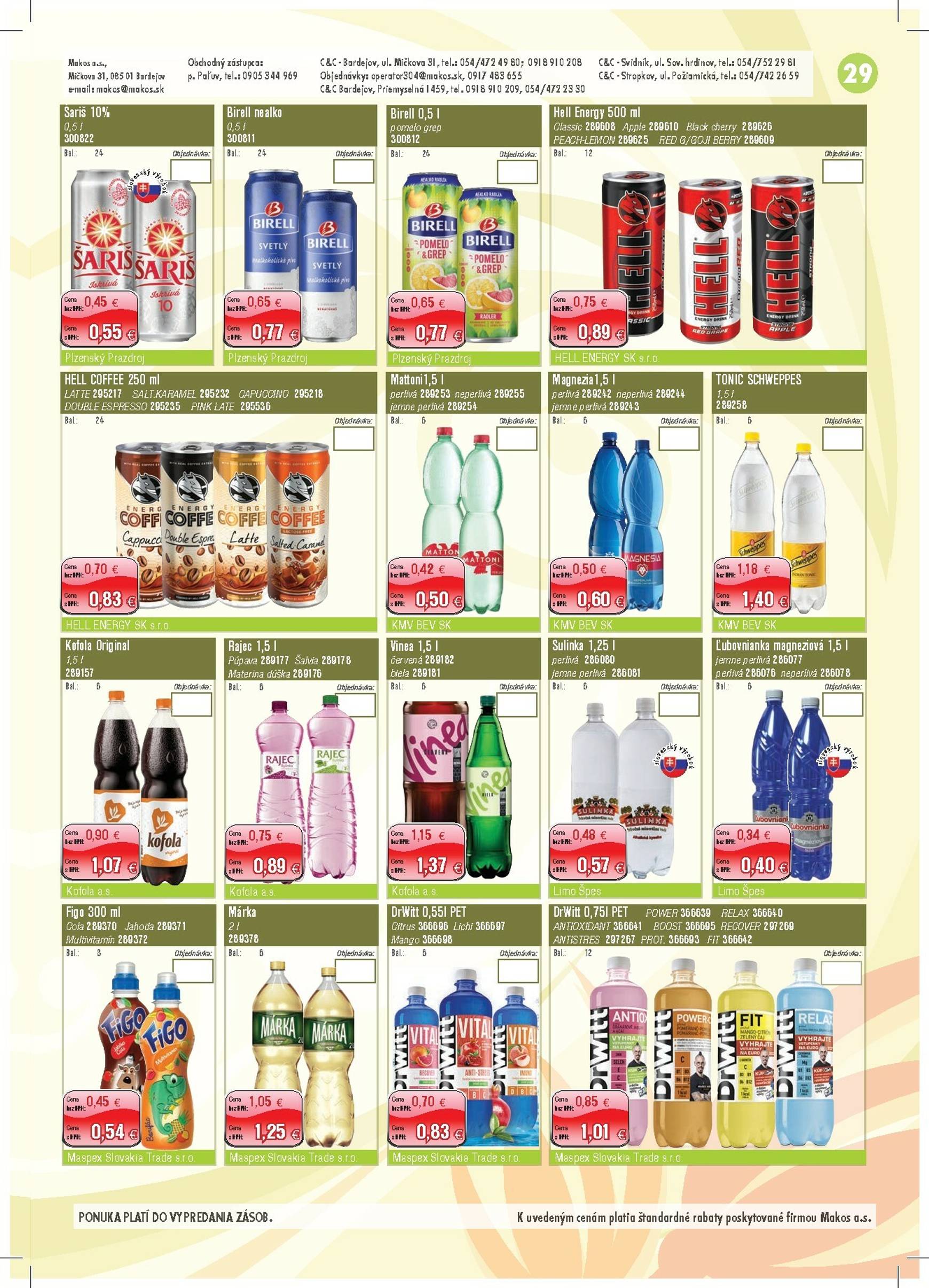 Page 29 of Aktuálny makos leták platný od stredy 05.11 do 30.11