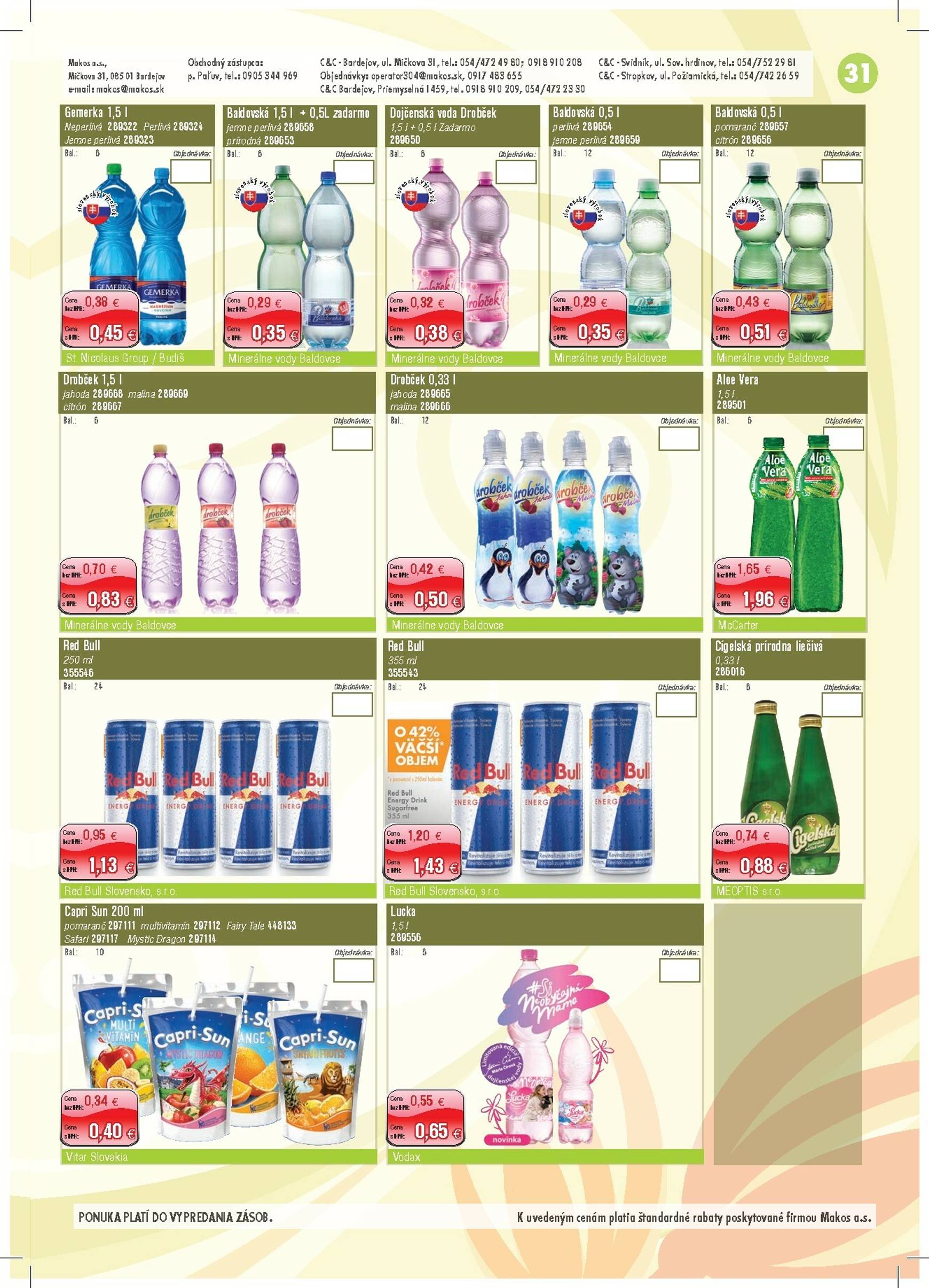 Page 31 of Aktuálny makos leták platný od stredy 05.11 do 30.11