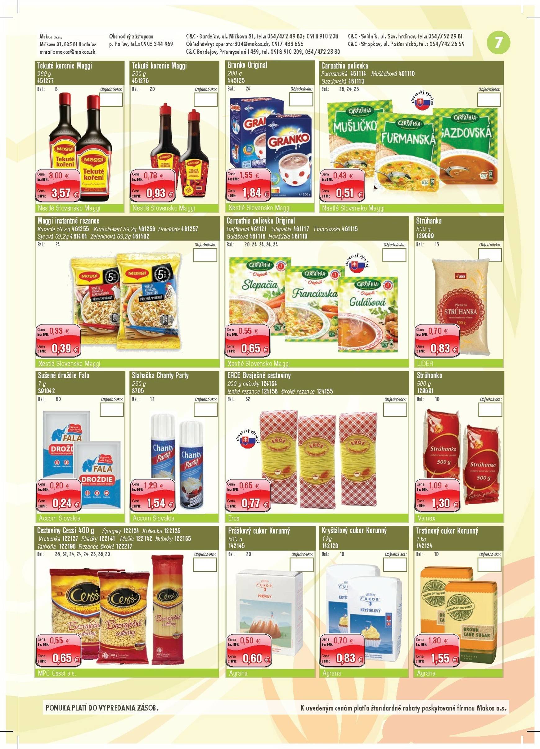 Page 7 of Aktuálny makos leták platný od stredy 05.11 do 30.11