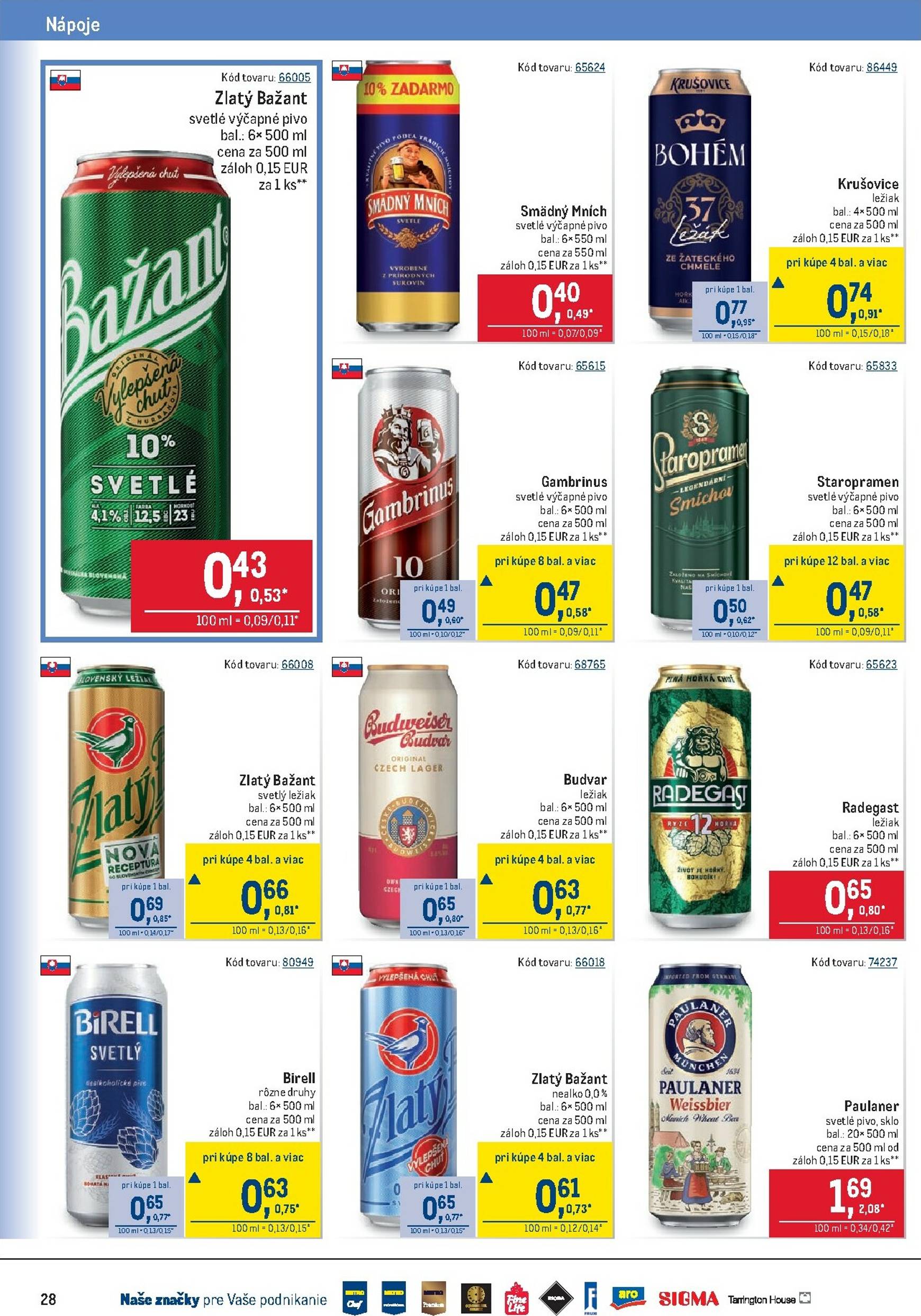 Page 28 of Aktuálny metro leták platný od stredy 05.11 do 18.11