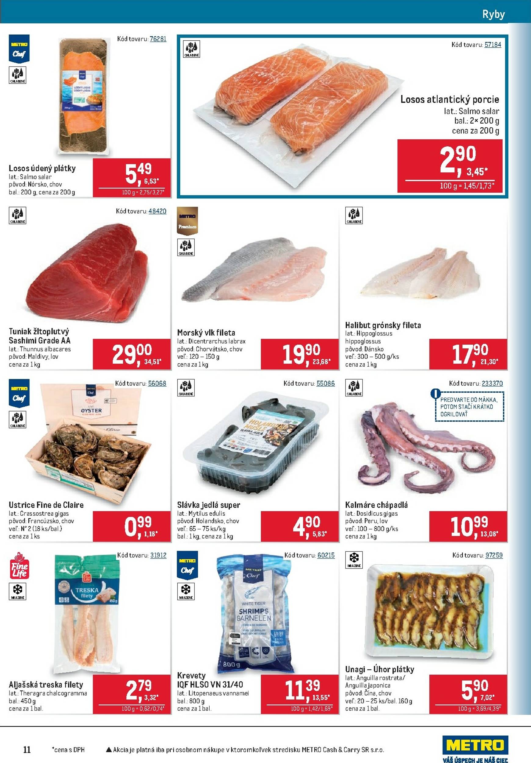 Page 11 of Aktuálny metro leták platný od stredy 05.11 do 18.11