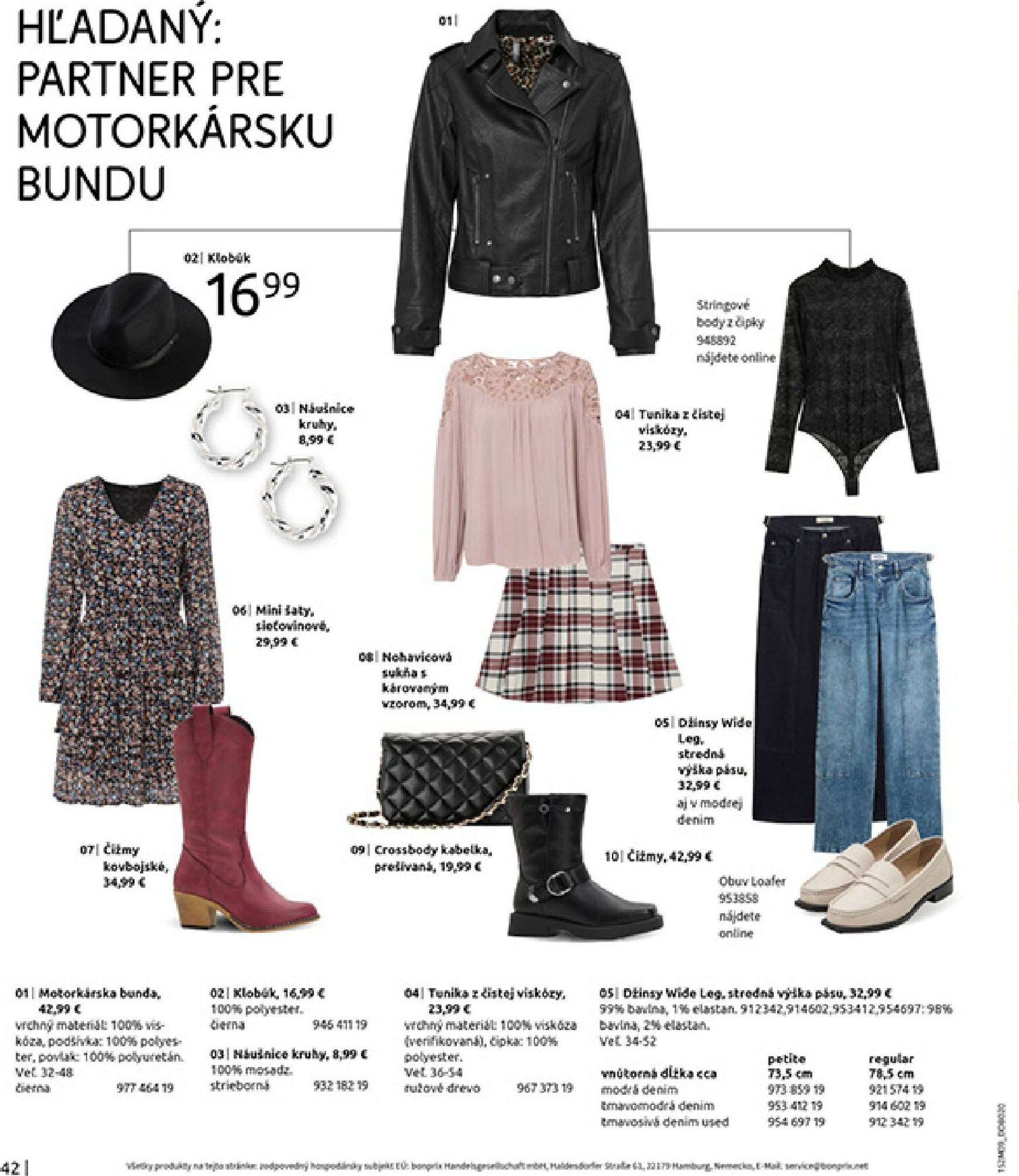 Page 44 of Aktuálny bonprix leták platný od štvrtka 23.10 do 18.11