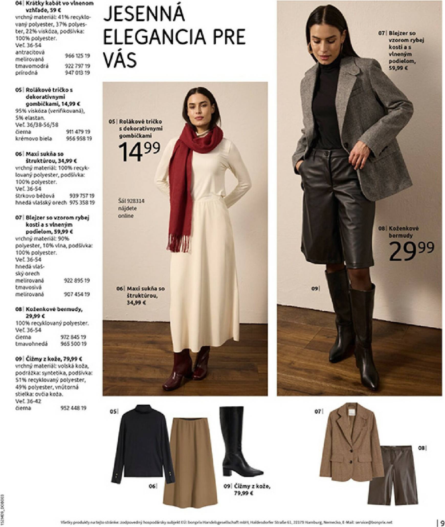 Page 11 of Aktuálny bonprix leták platný od štvrtka 23.10 do 18.11