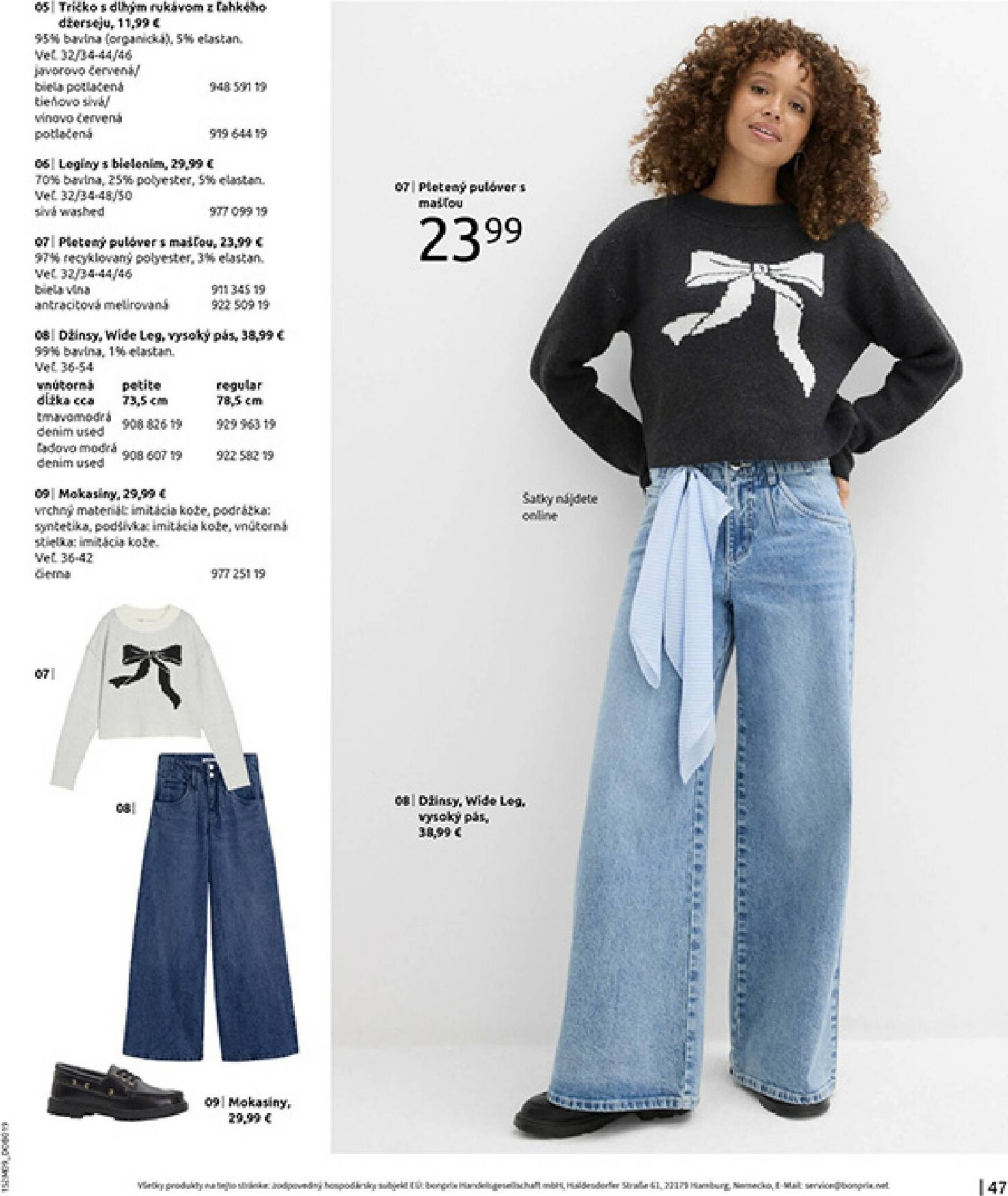 Page 49 of Aktuálny bonprix leták platný od štvrtka 23.10 do 18.11