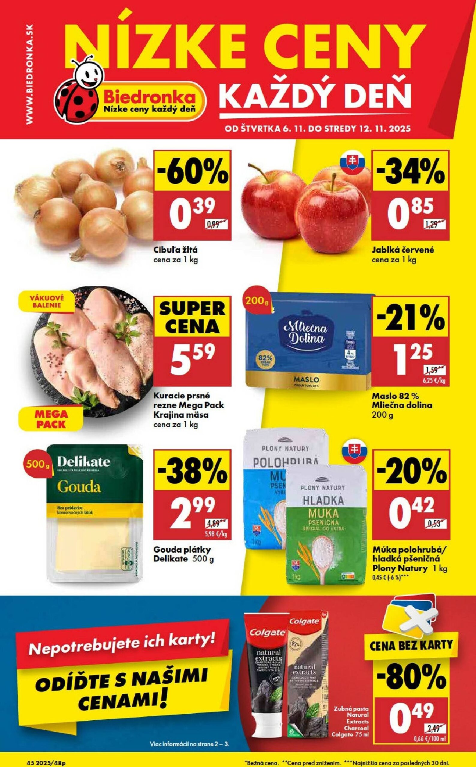 Page 1 of Aktuálny biedronka leták platný od štvrtka 06.11 do 12.11