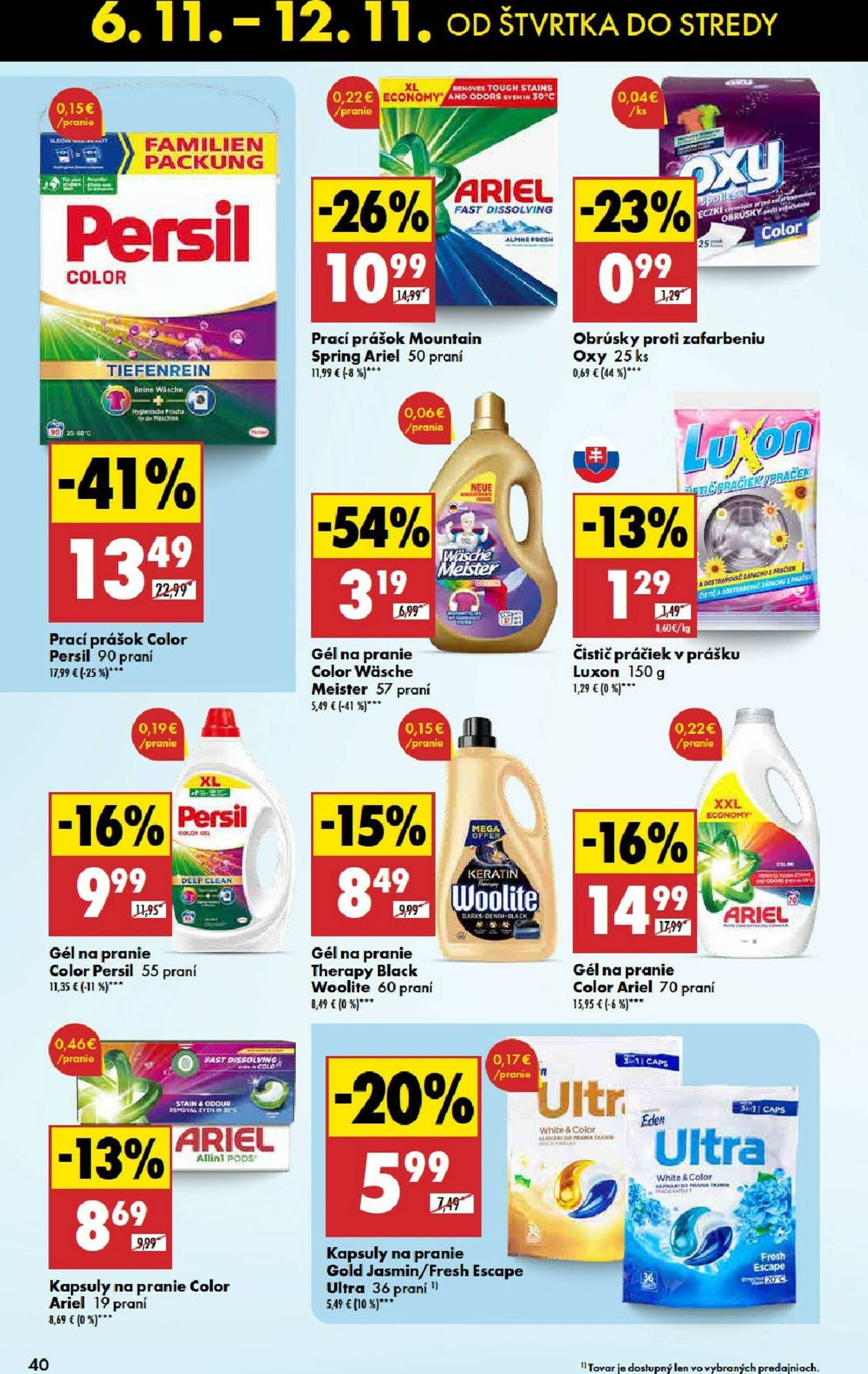 Page 40 of Aktuálny biedronka leták platný od štvrtka 06.11 do 12.11