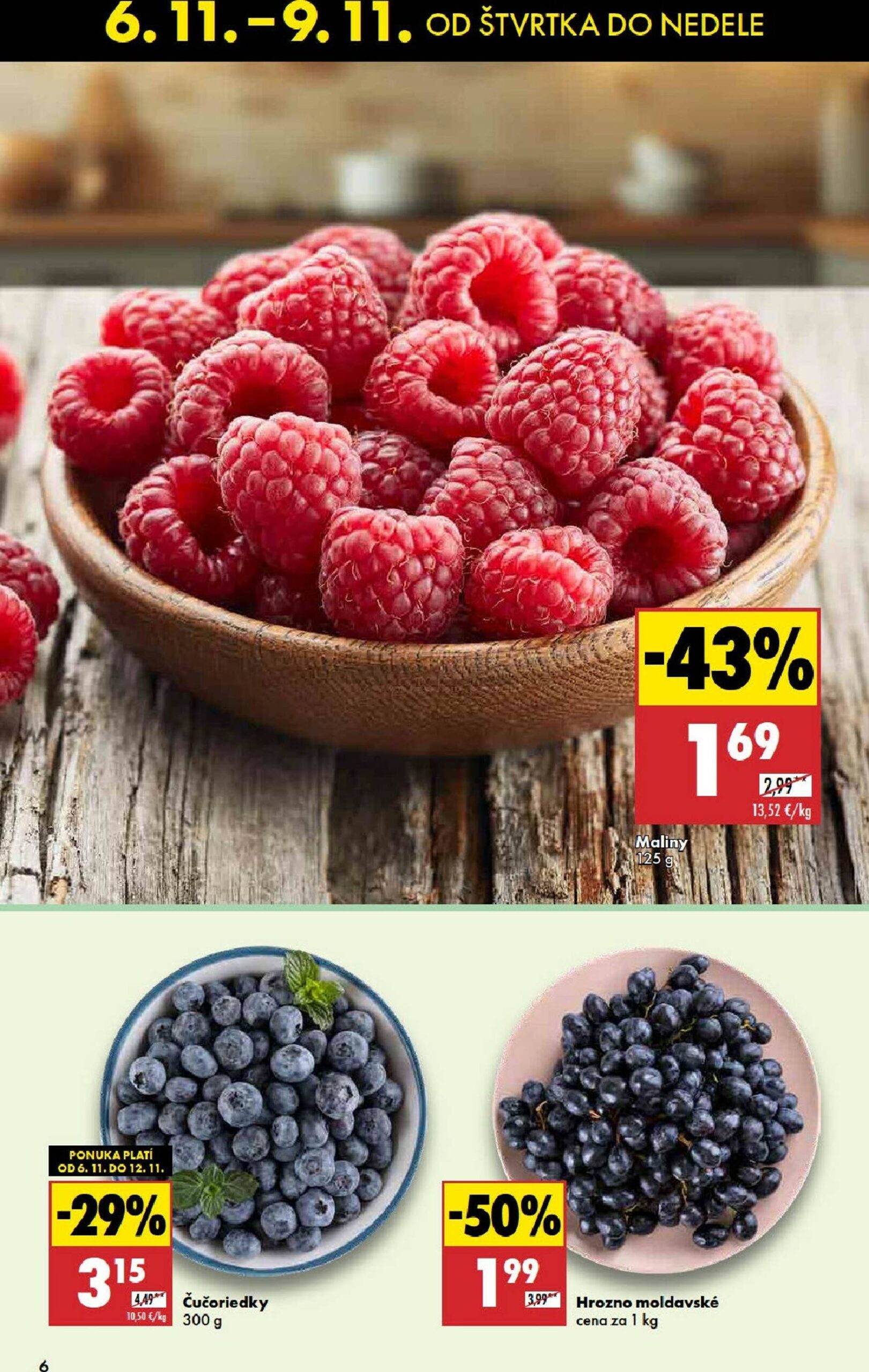 Page 6 of Aktuálny biedronka leták platný od štvrtka 06.11 do 12.11