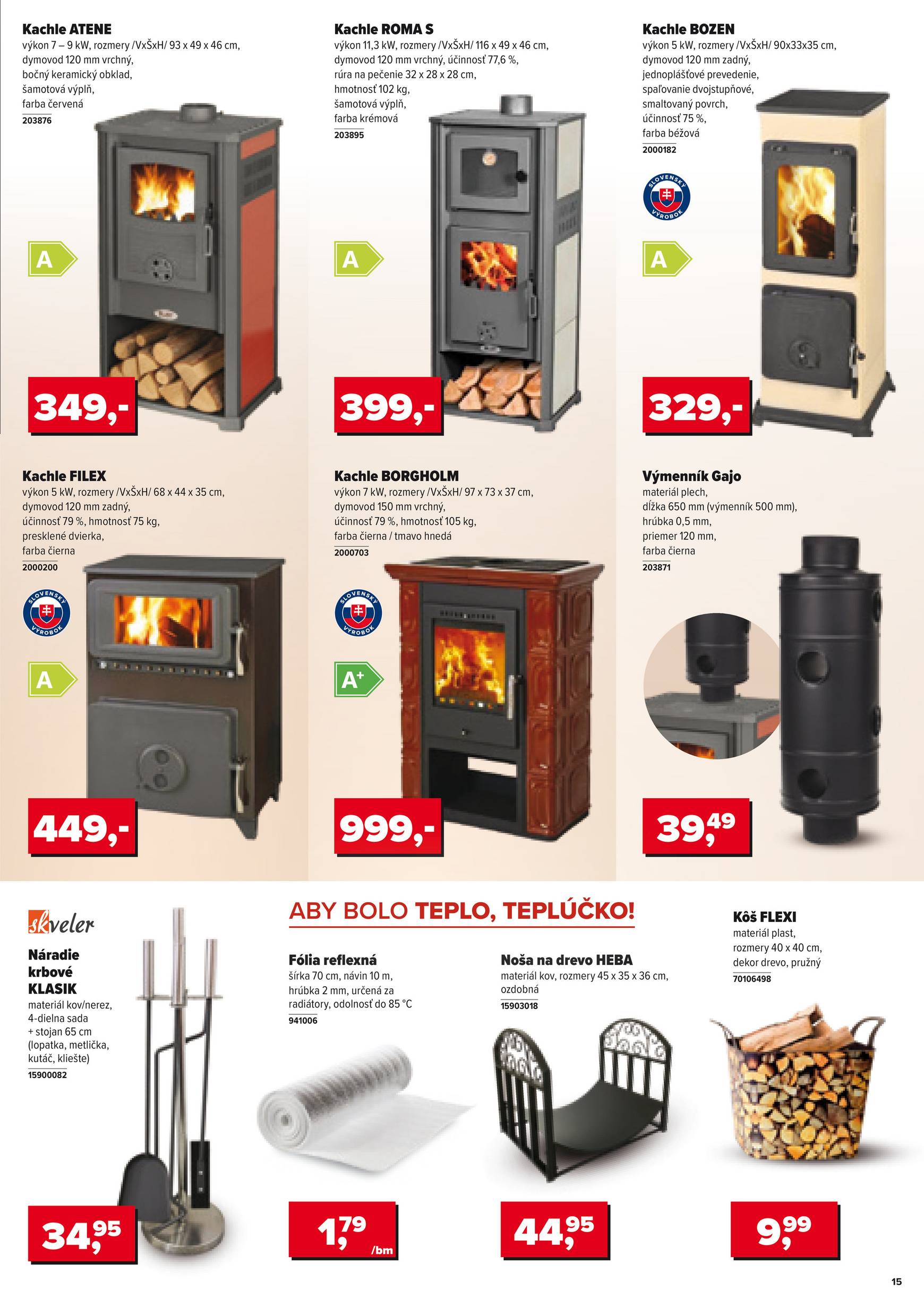 Page 15 of Aktuálny kinekus leták platný od soboty 01.11 do 30.11