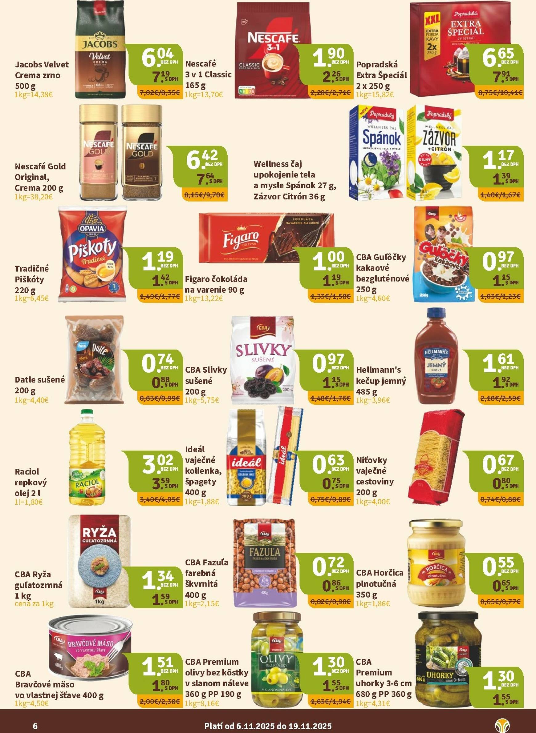 Page 6 of Aktuálny nitrazdroj leták platný od štvrtka 06.11 do 19.11