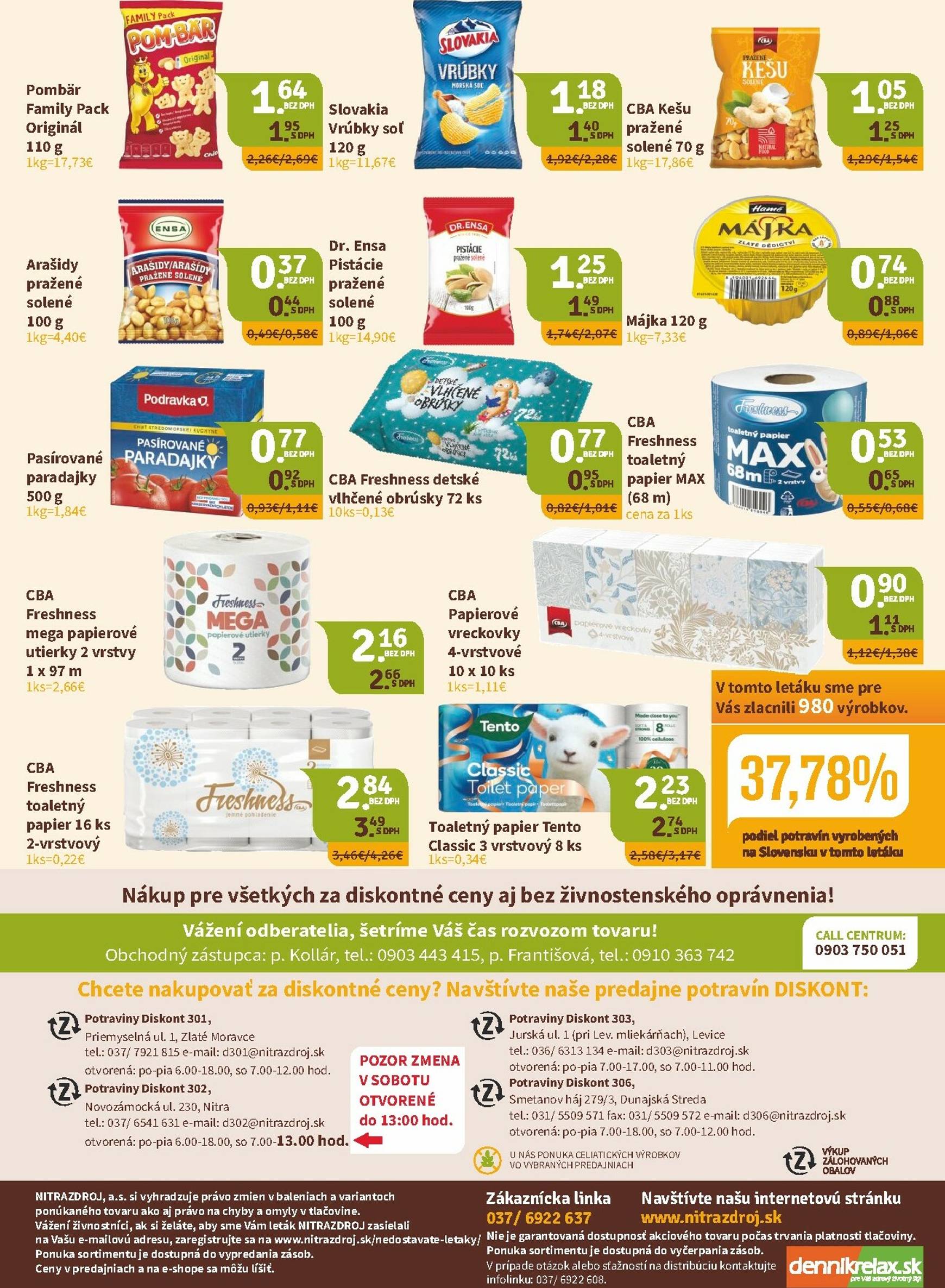 Page 8 of Aktuálny nitrazdroj leták platný od štvrtka 06.11 do 19.11