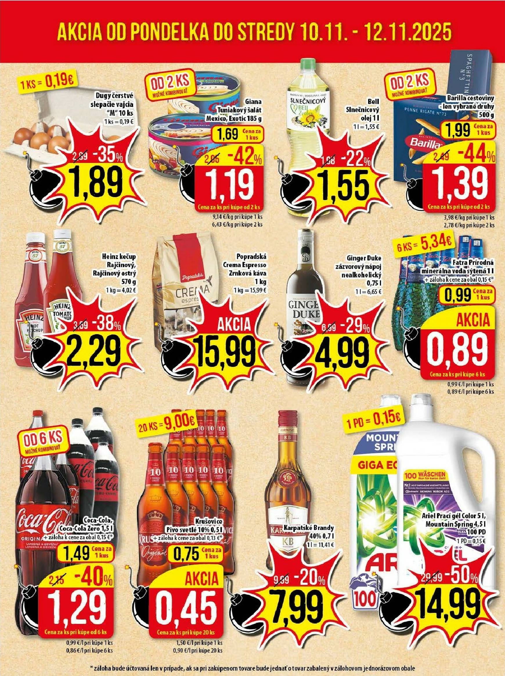 Page 3 of Aktuálny klas leták platný od pondelka 10.11 do 16.11