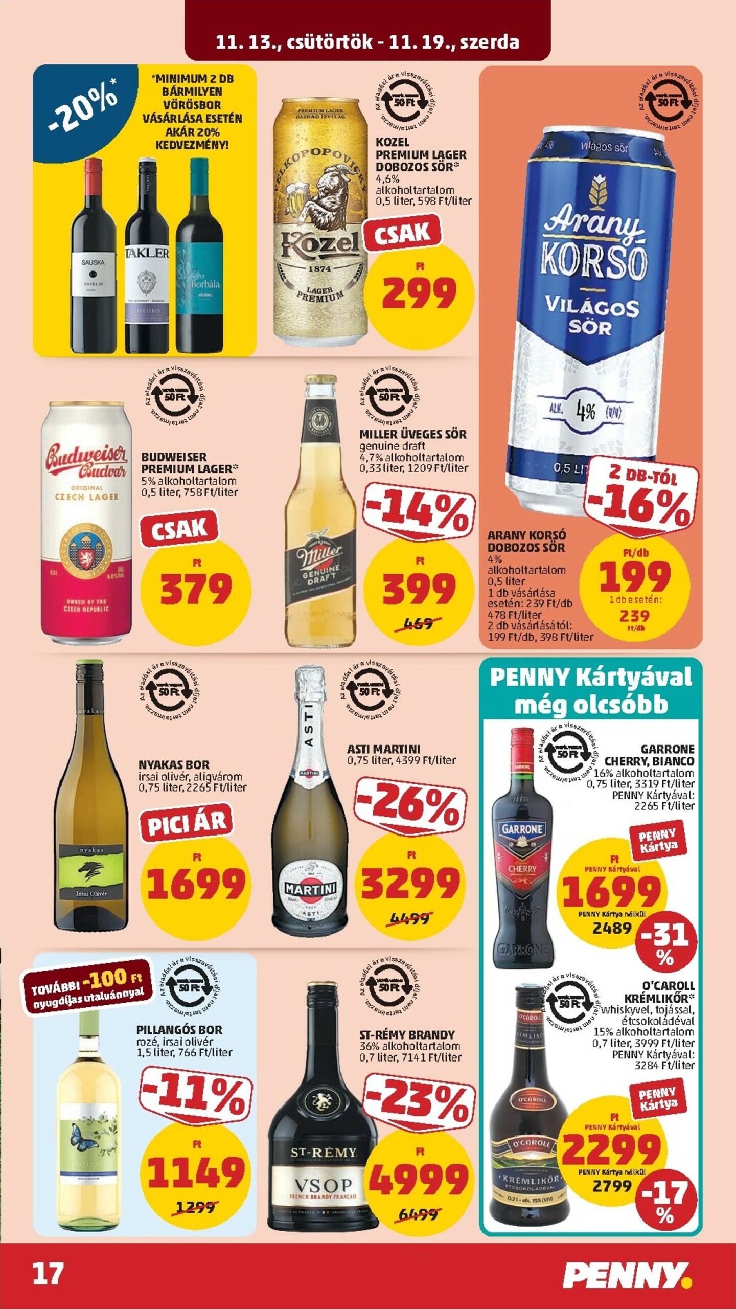 Page 21 of Aktuálny penny-madarsko leták platný od štvrtka 13.11 do 19.11